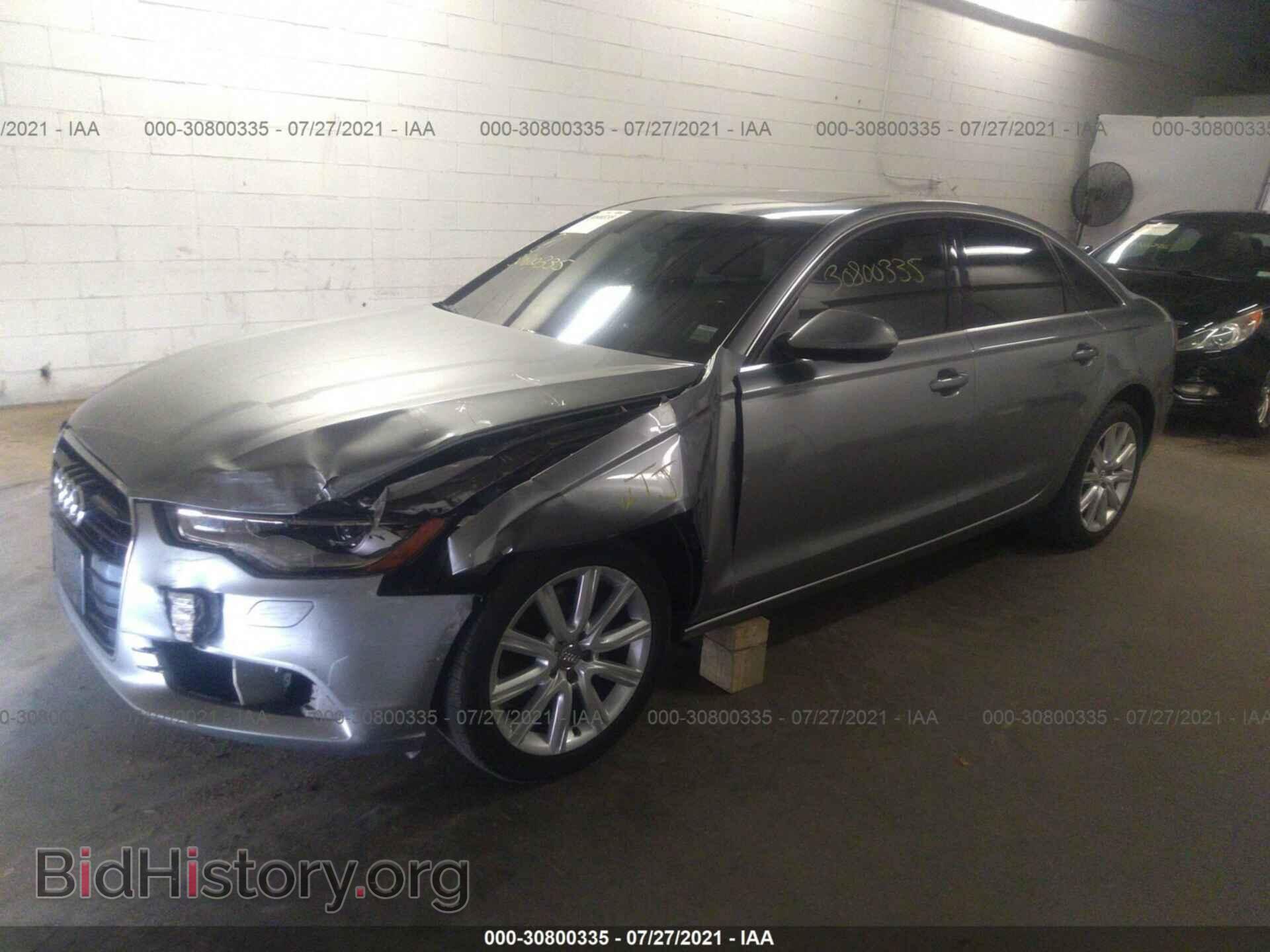 2013 AUDI A6 - VIN: WAUGFAFCXDN118874 - Фото 2