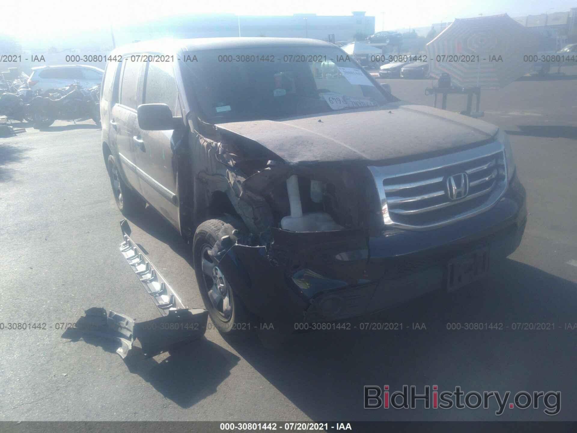 Фотография 5FNYF3H25DB018641 - HONDA PILOT 2013