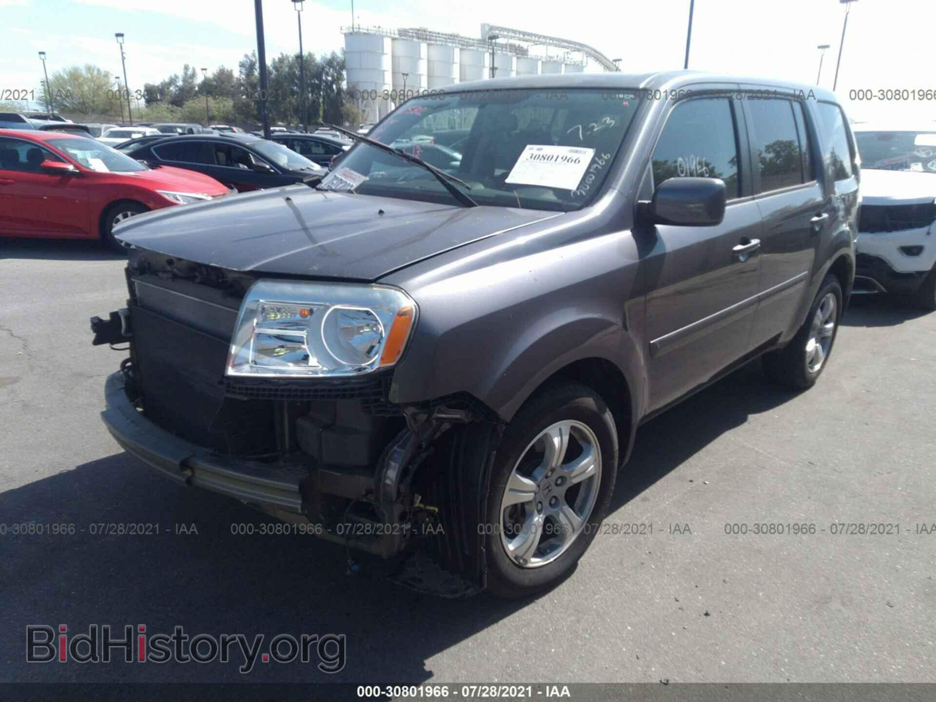 2014 HONDA PILOT - VIN: 5FNYF3H50EB025427 - Фото 2