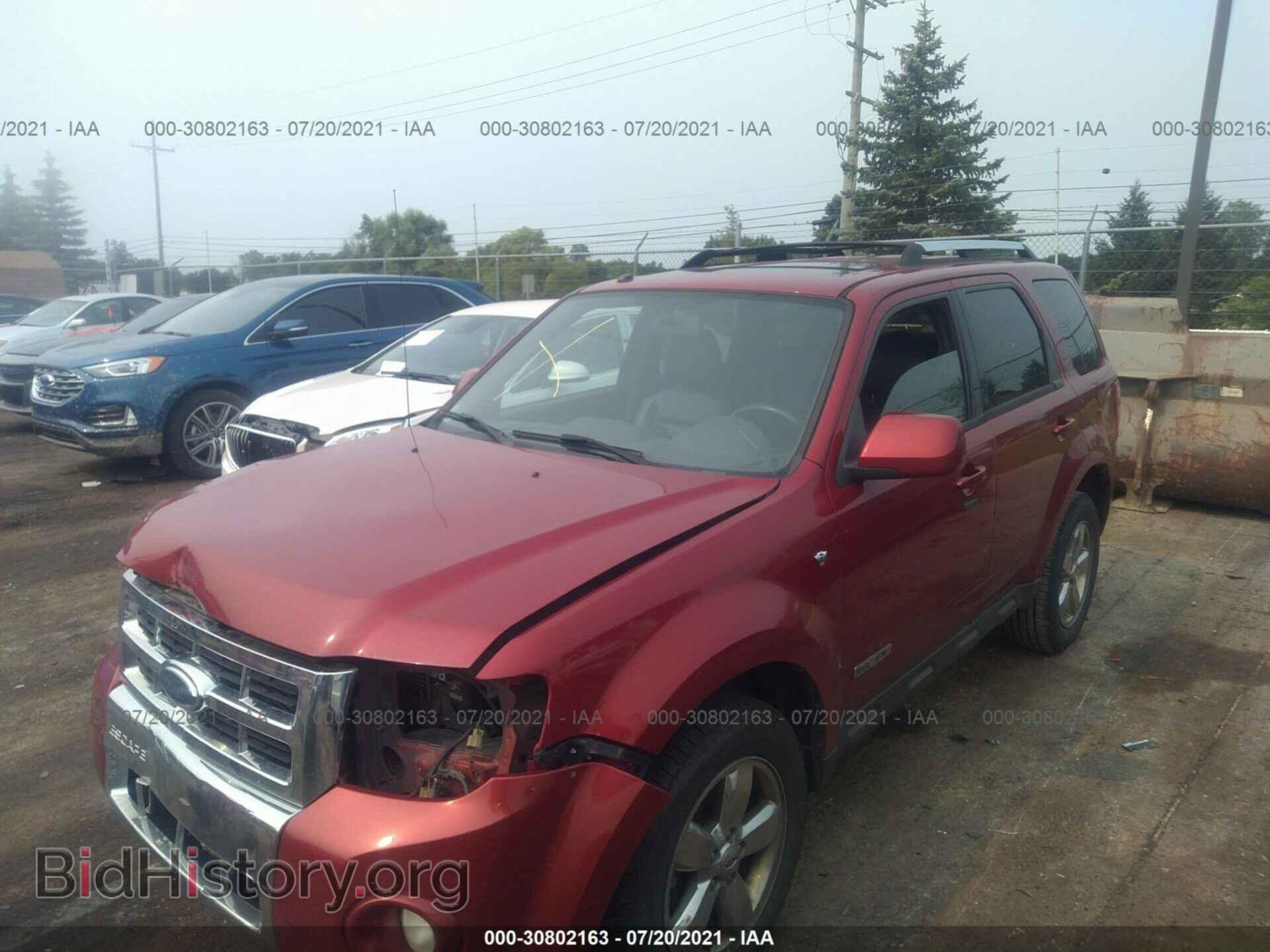 2008 FORD ESCAPE - VIN: 1FMCU04178KD50905 - Фото 2