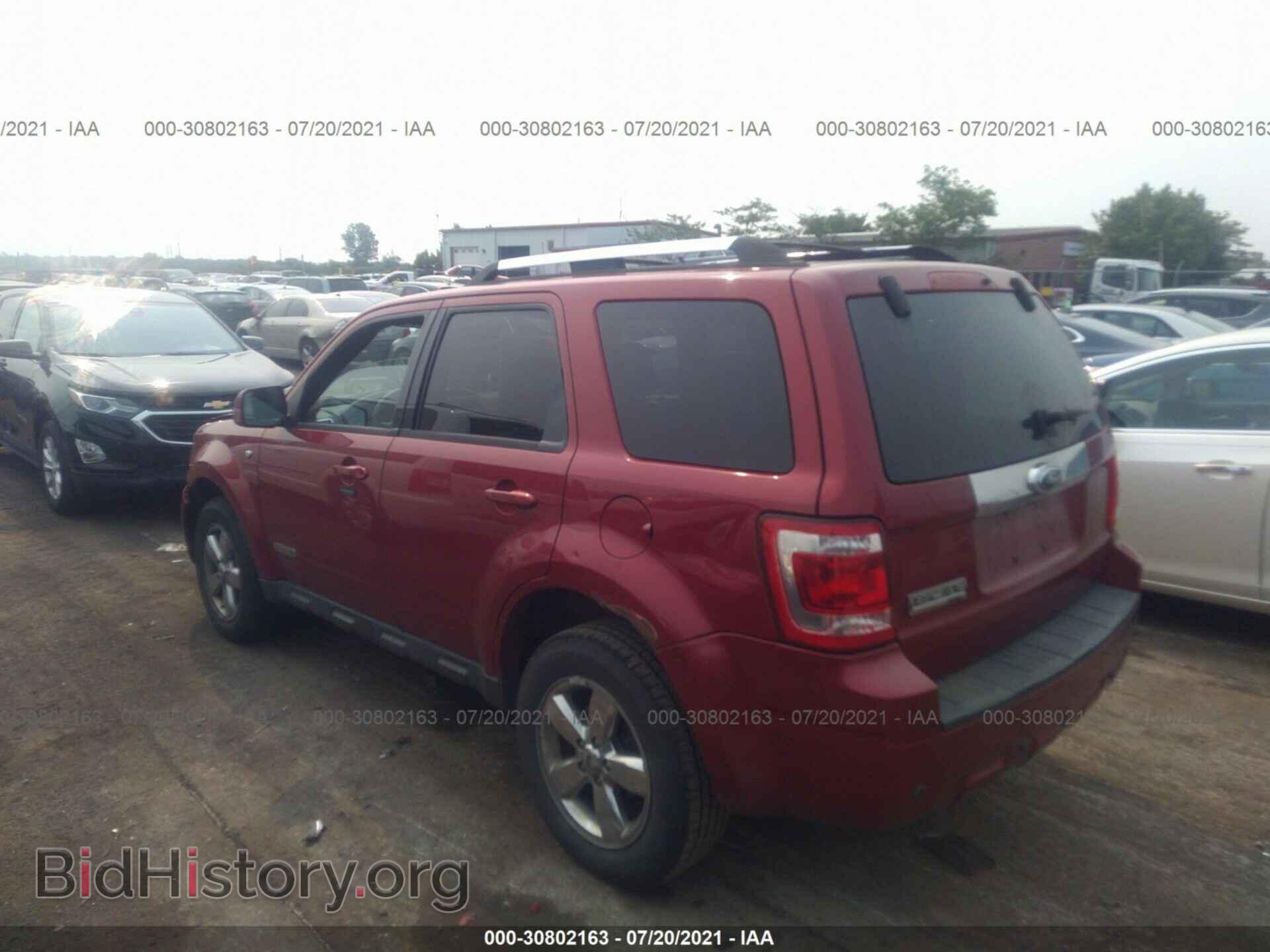 2008 FORD ESCAPE - VIN: 1FMCU04178KD50905 - Фото 3