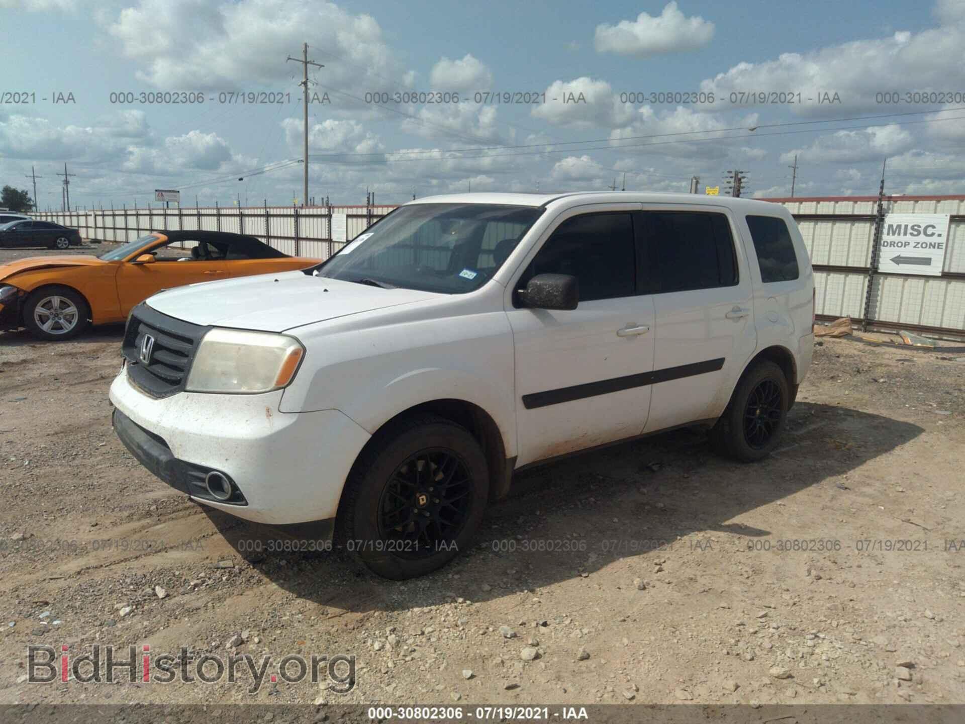 2012 HONDA PILOT - VIN: 5FNYF3H58CB024829 - Фото 2