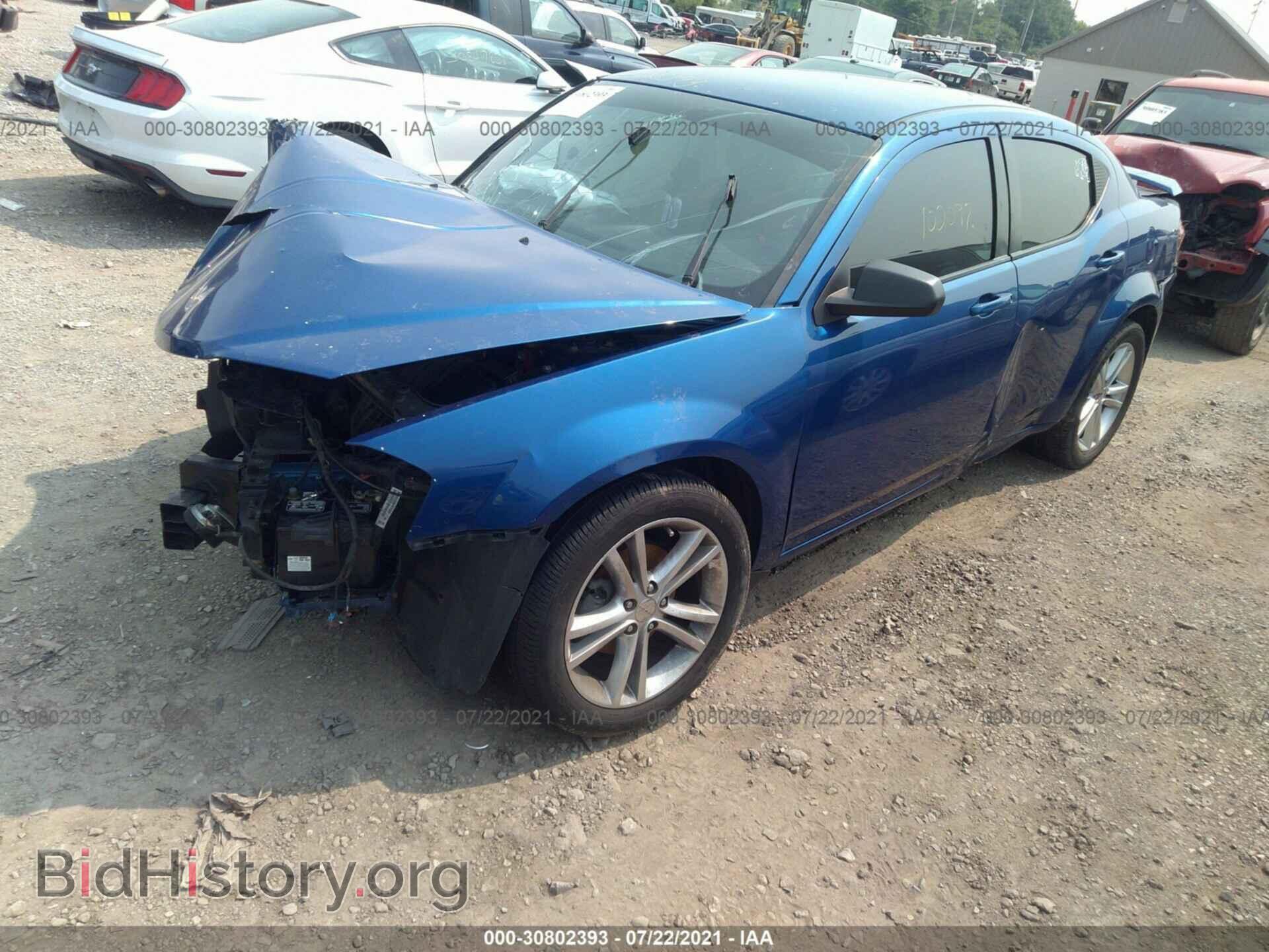 2014 DODGE AVENGER - VIN: 1C3CDZAB2EN221362 - Фото 2