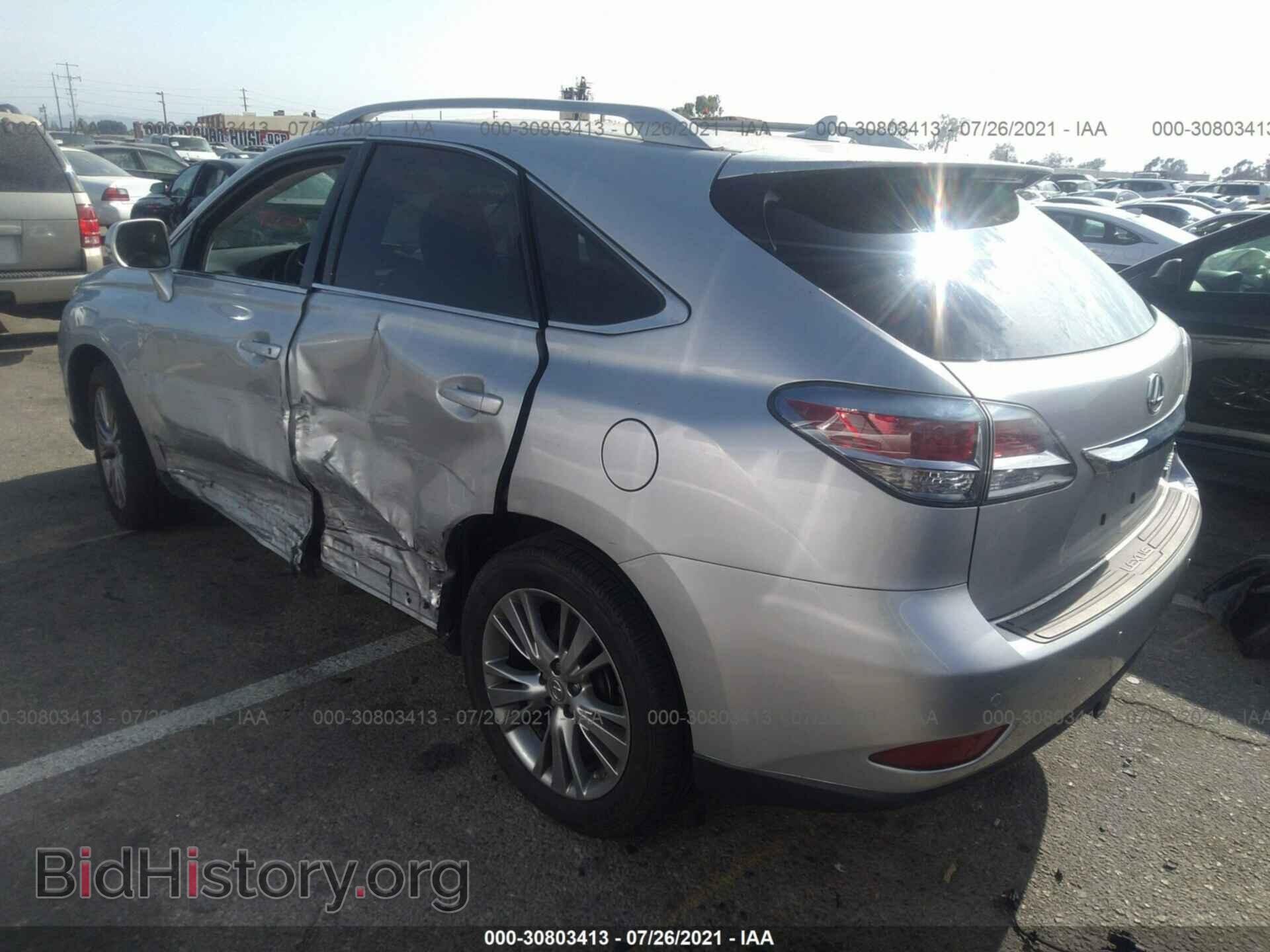 2013 LEXUS RX 350 - VIN: 2T2BK1BA5DC205643 - Фото 3