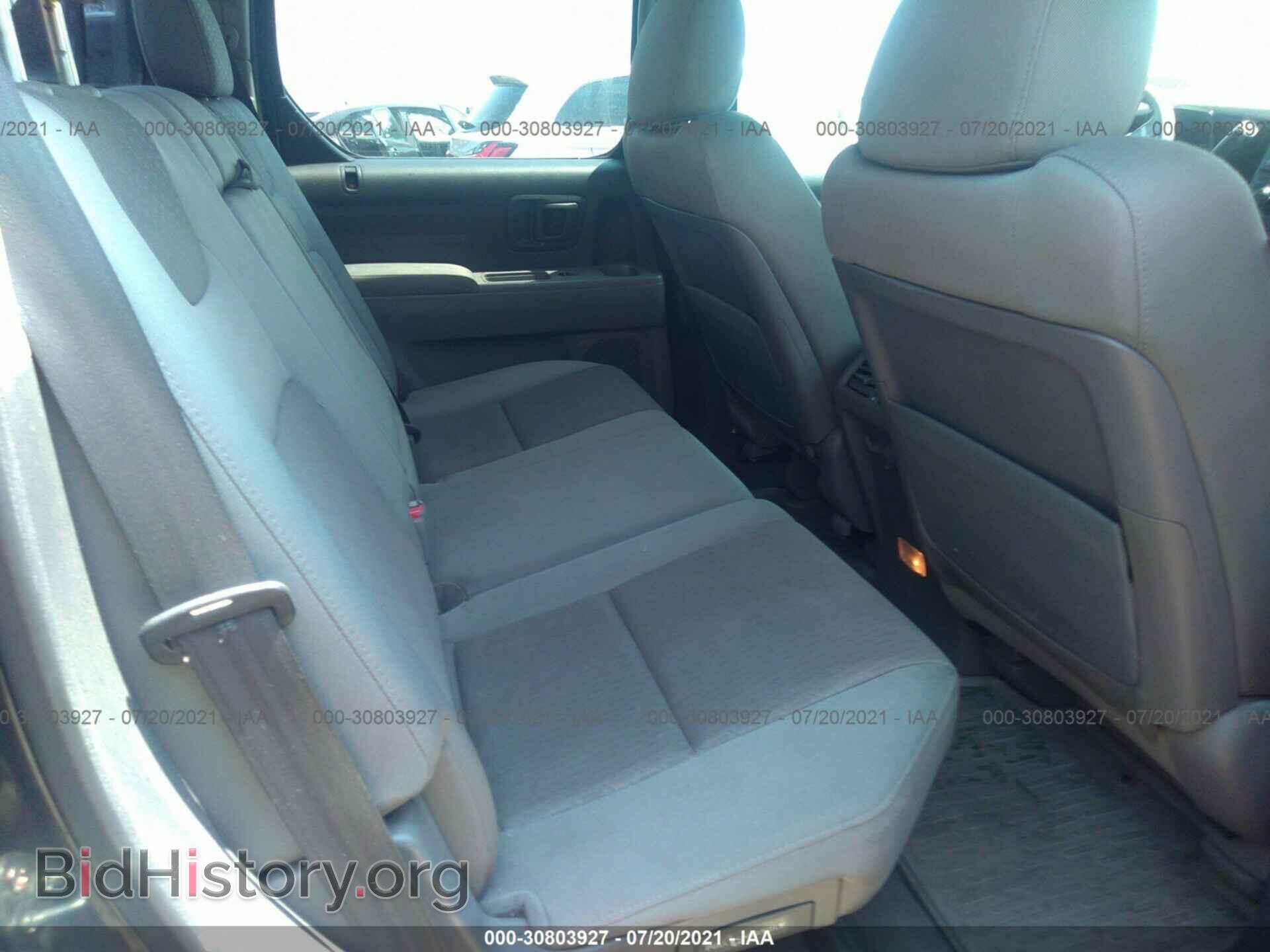 2011 HONDA RIDGELINE - VIN: 5FPYK1F48BB010574 - Фото 8