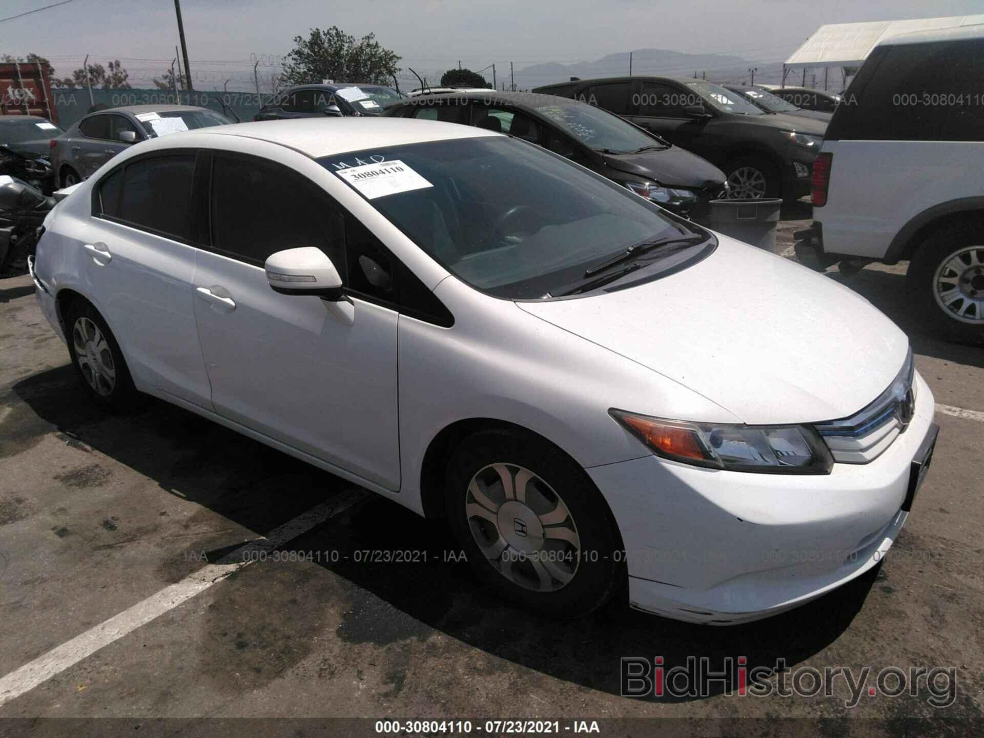 Photo JHMFB4F21CS008698 - HONDA CIVIC HYBRID 2012