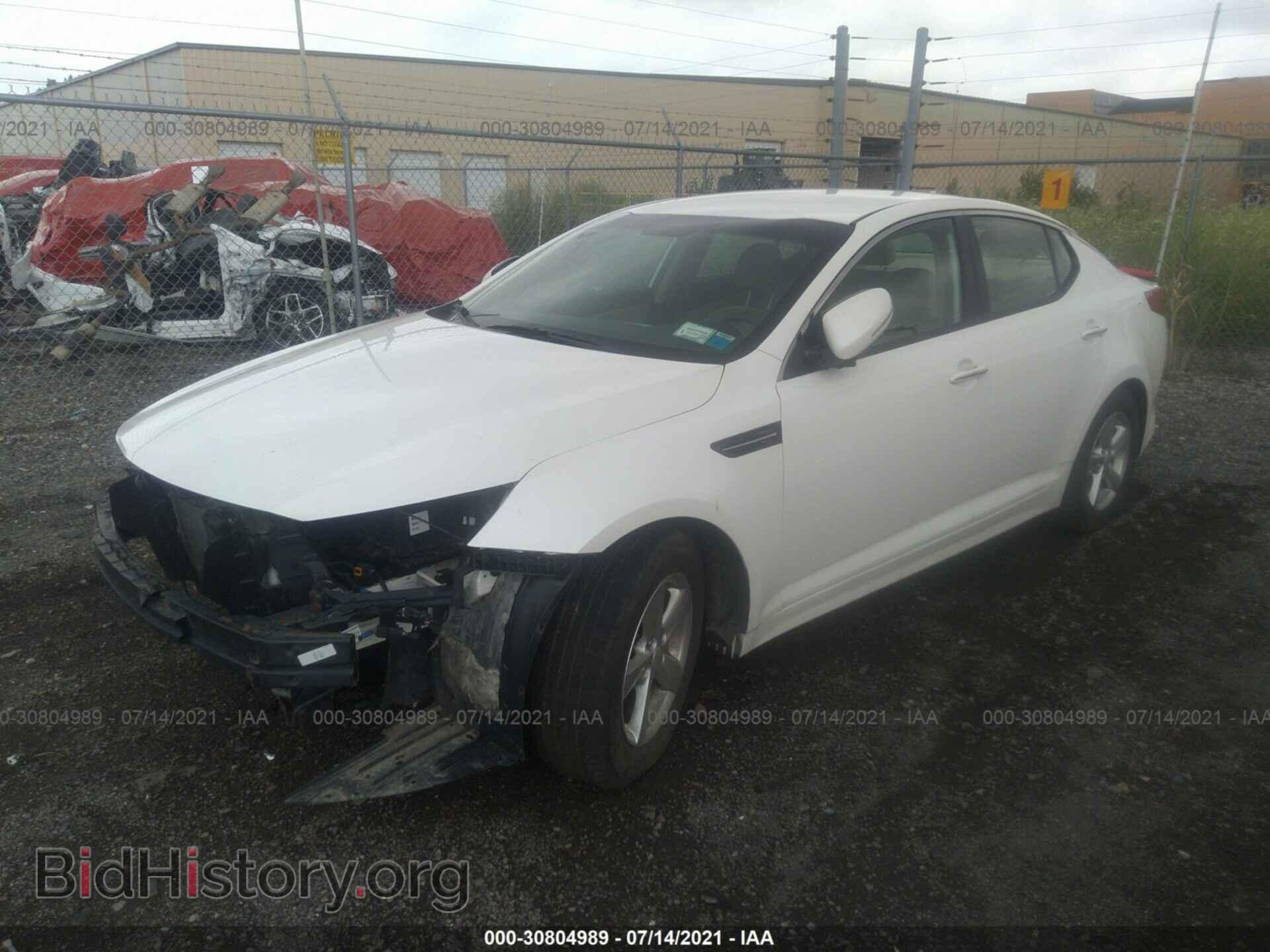 2015 KIA OPTIMA - VIN: KNAGM4A75F5641093 - Фото 2