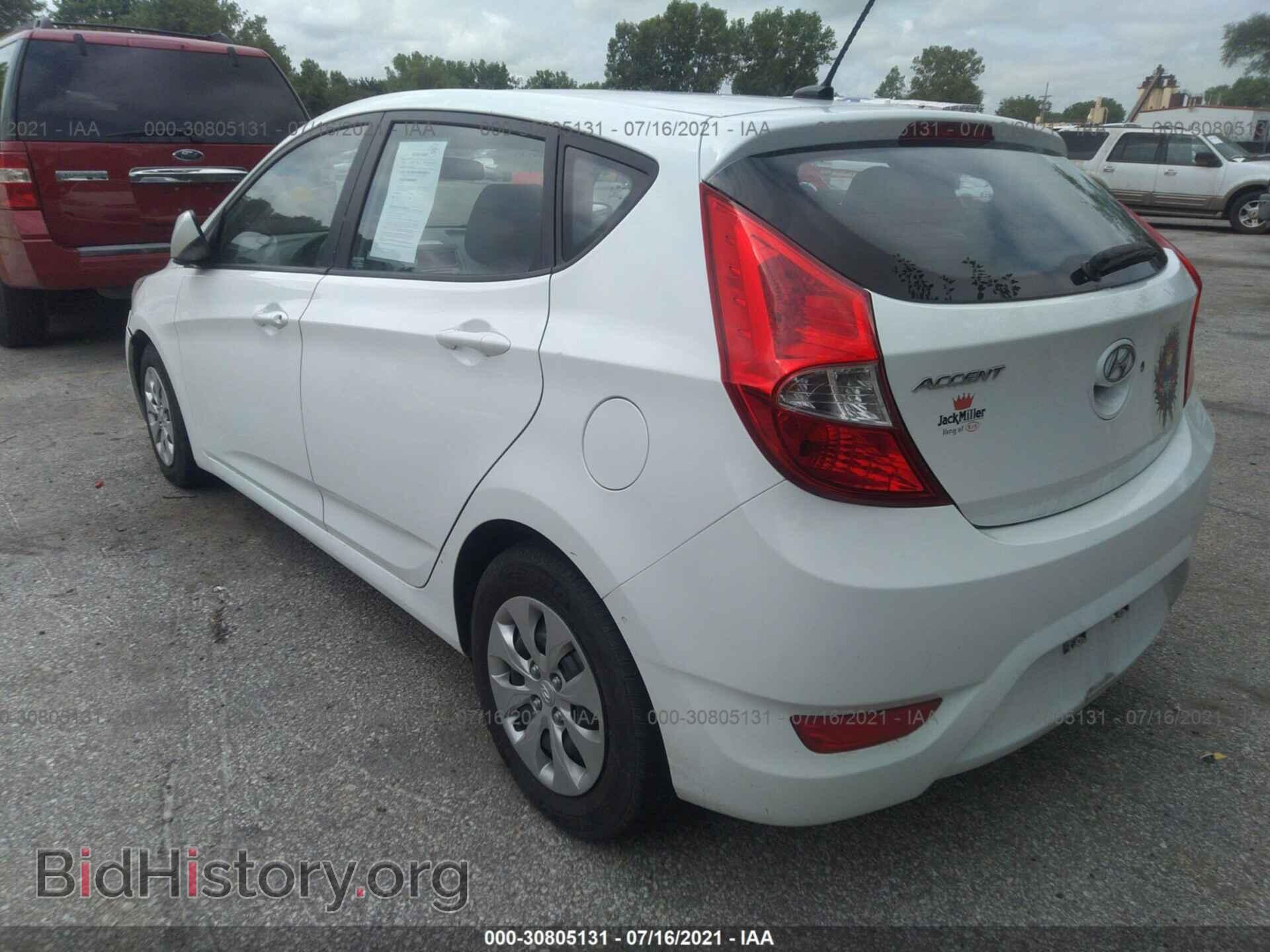 2015 HYUNDAI ACCENT - VIN: KMHCT5AEXFU213272 - Фото 3