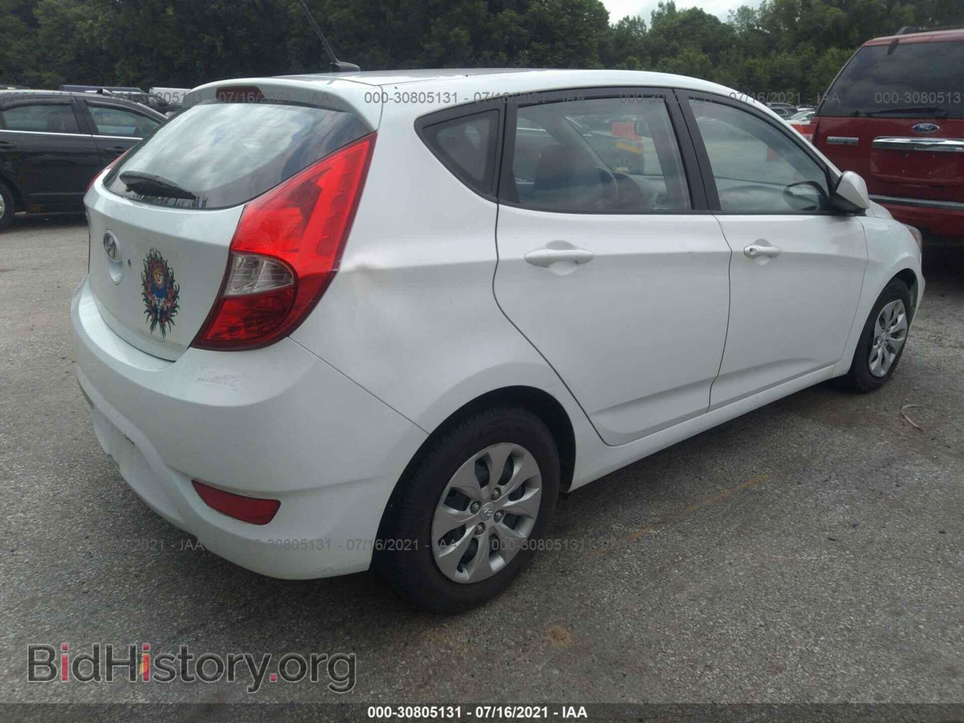 2015 HYUNDAI ACCENT - VIN: KMHCT5AEXFU213272 - Фото 4