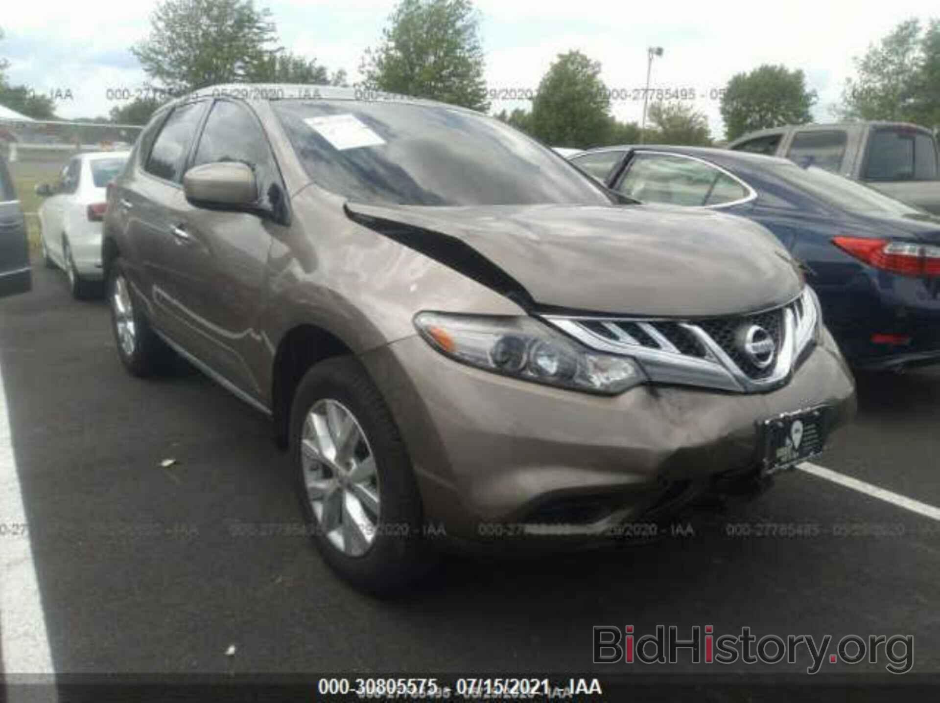 Photo JN8AZ1MU7EW416505 - NISSAN MURANO 2014