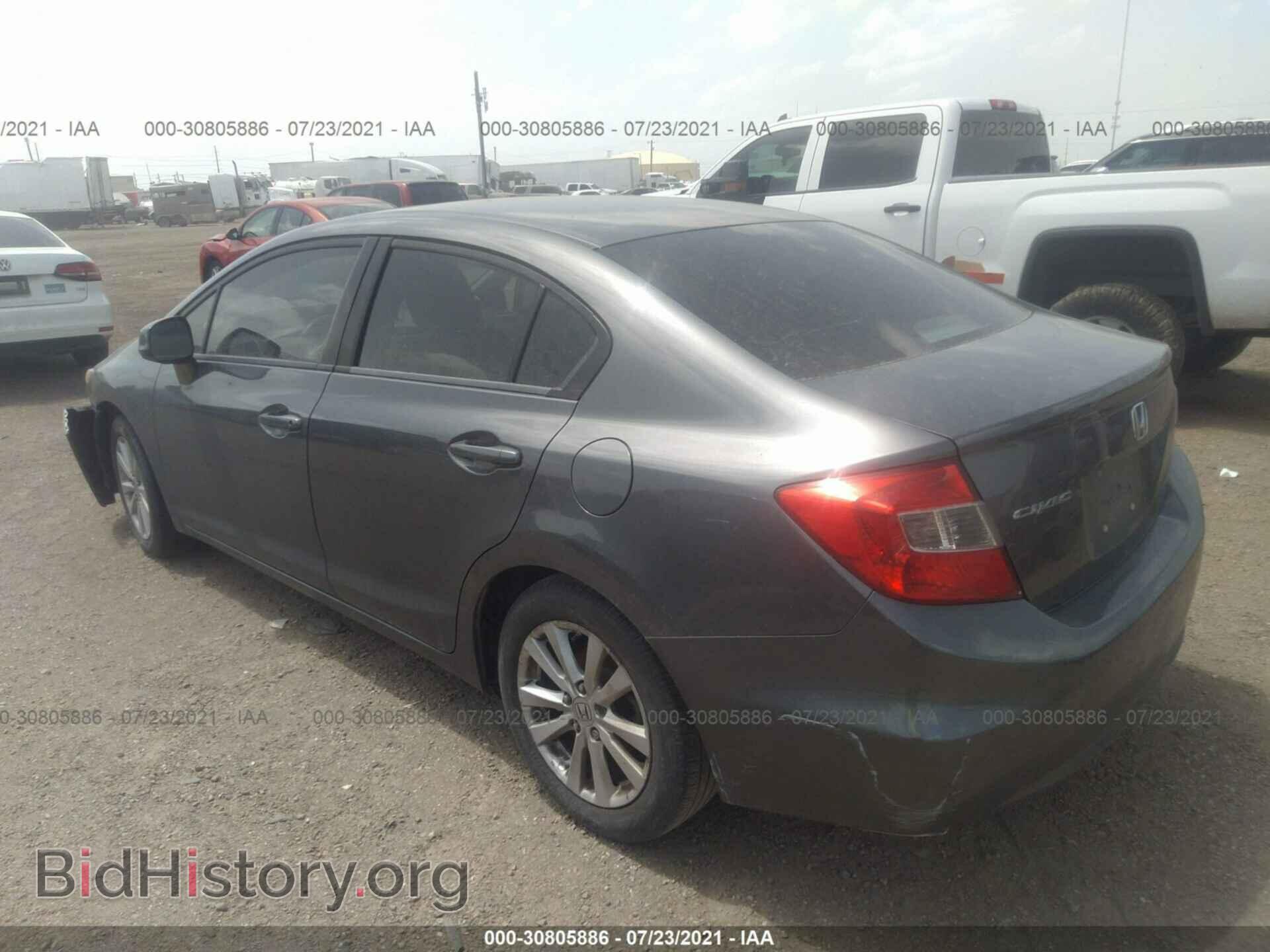 2012 HONDA CIVIC SDN - VIN: 2HGFB2F86CH312693 - Фото 3