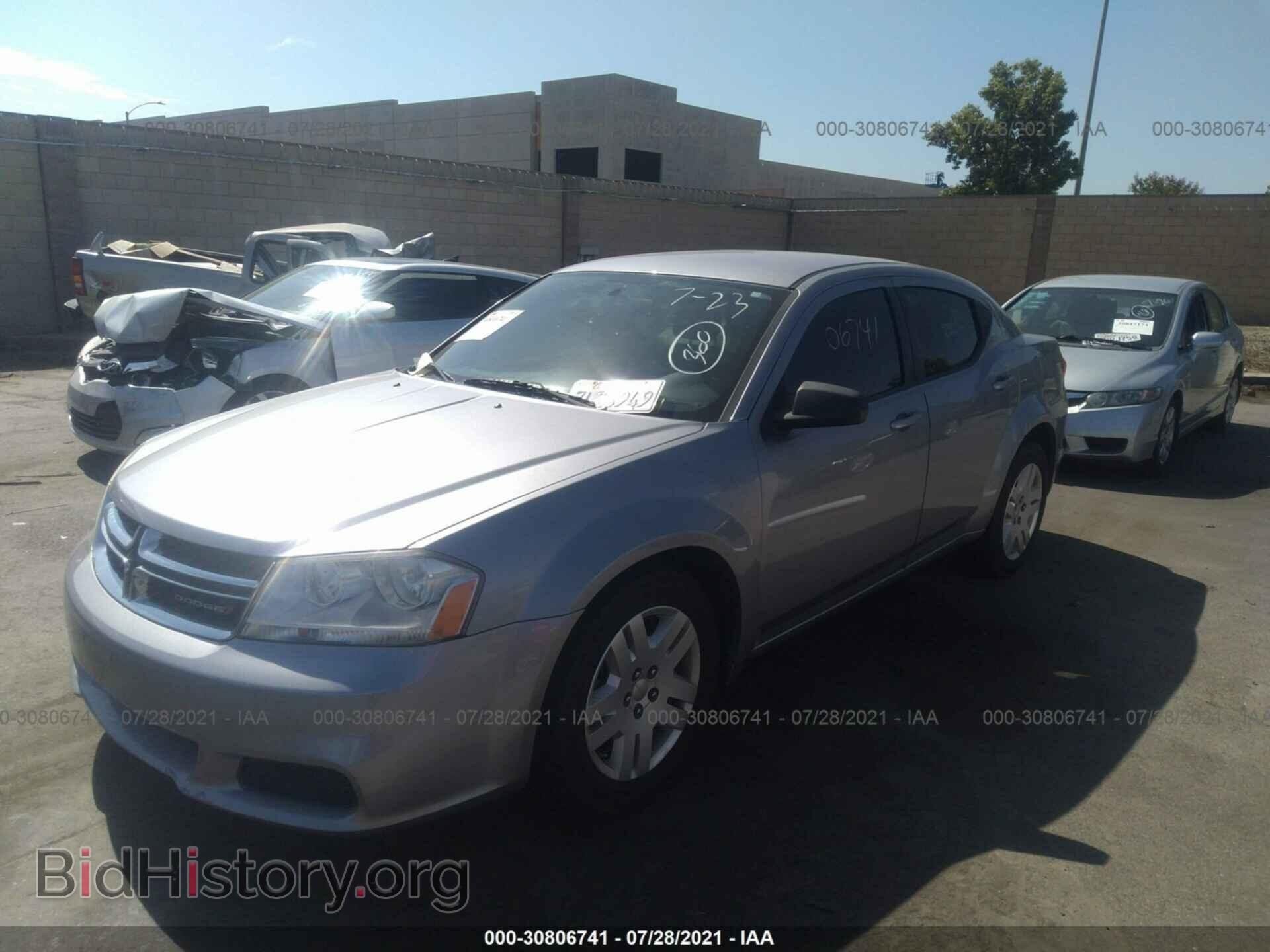 2014 DODGE AVENGER - VIN: 1C3CDZABXEN176185 - Фото 2