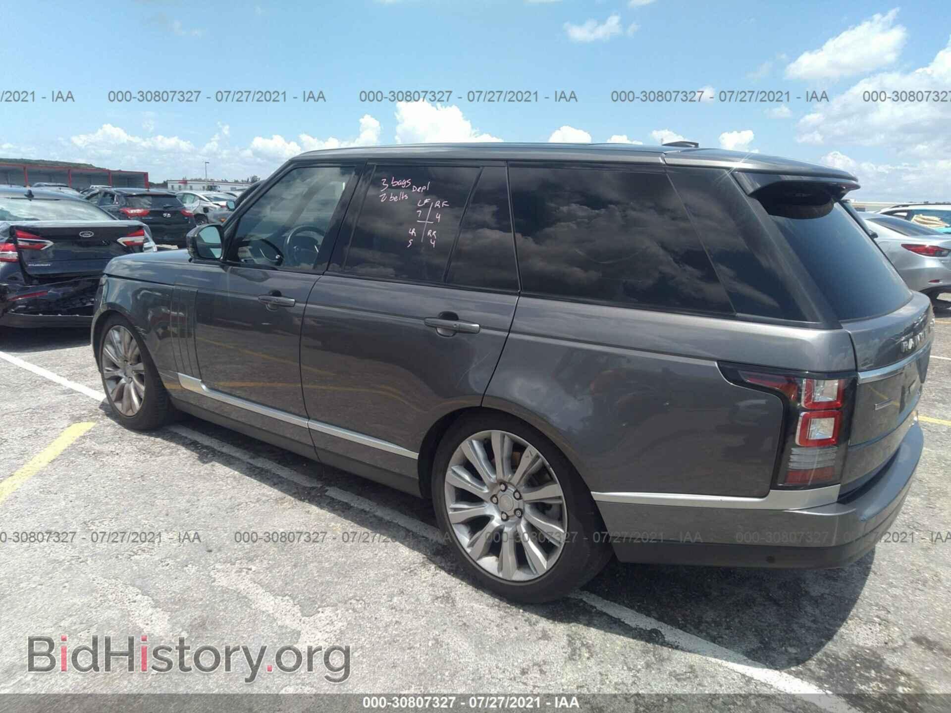 2015 LAND ROVER RANGE ROVER - VIN: SALGS2TFXFA222948 - Фото 3