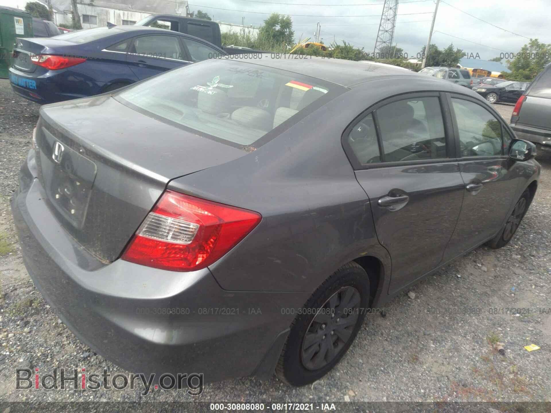 2012 HONDA CIVIC SDN - VIN: 19XFB2F58CE372247 - Фото 4