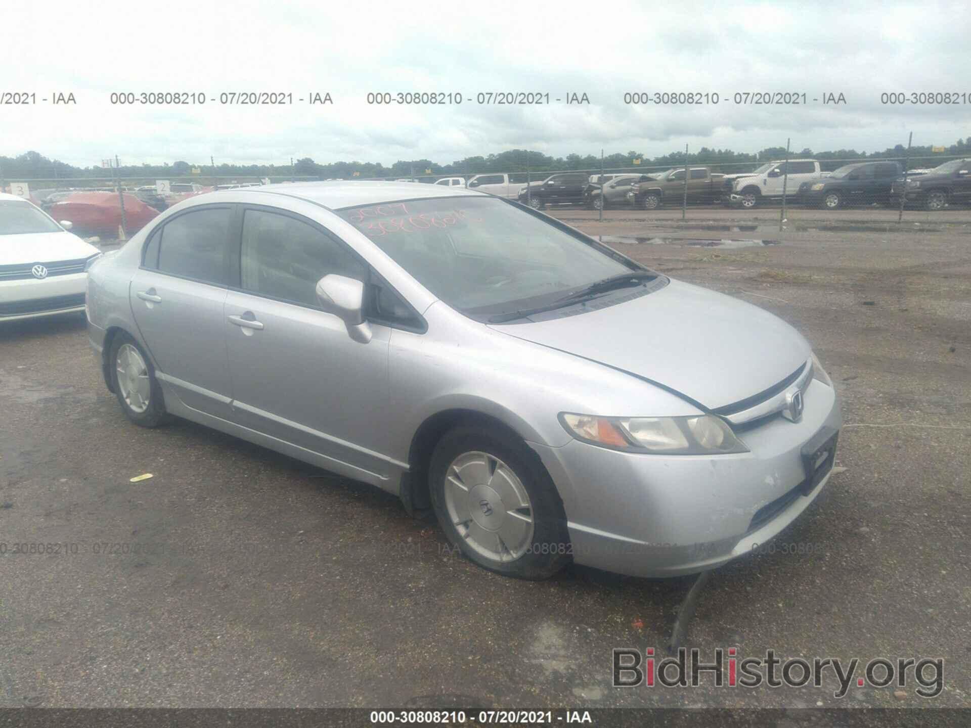 Photo JHMFA36237S007166 - HONDA CIVIC HYBRID 2007