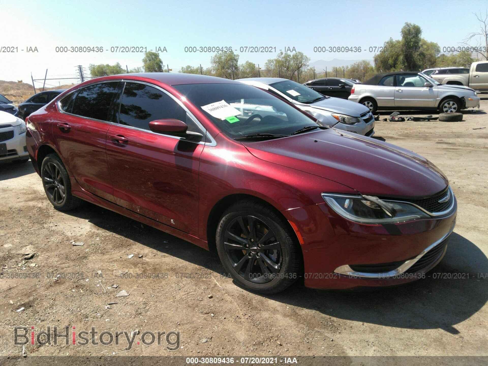 Фотография 1C3CCCAB0GN189627 - CHRYSLER 200 2016