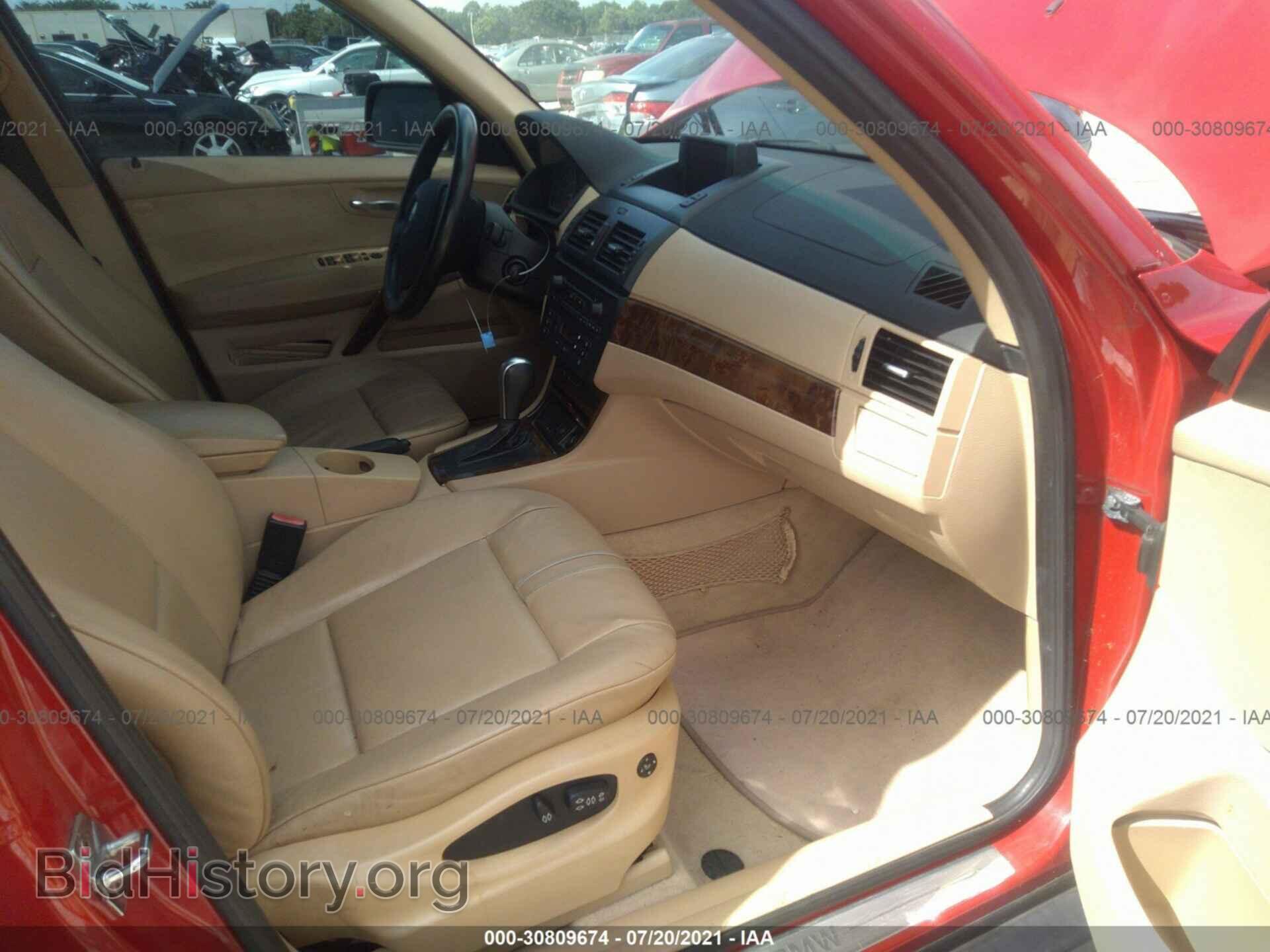 2007 BMW X3 - VIN: WBXPC93457WF07563 - Фото 5