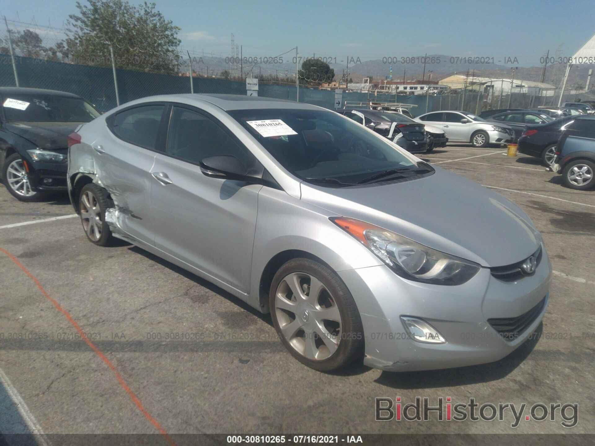 Photo KMHDH4AEXCU419946 - HYUNDAI ELANTRA 2012