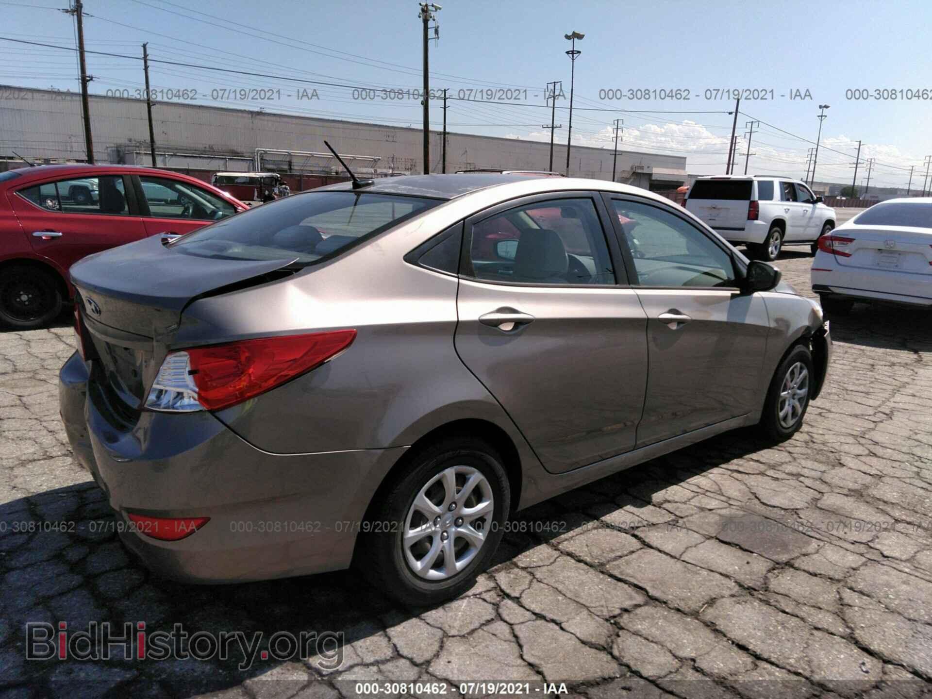2013 HYUNDAI ACCENT - VIN: KMHCT4AE5DU422250 - Фото 4