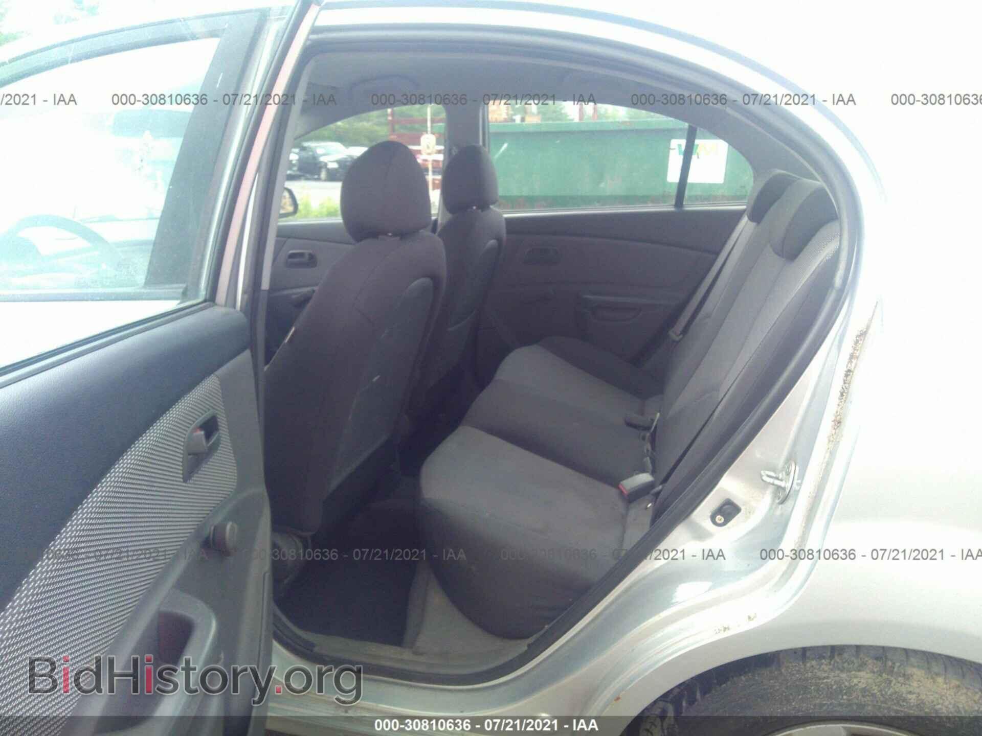 2009 KIA RIO - VIN: KNADE223196452617 - Фото 8