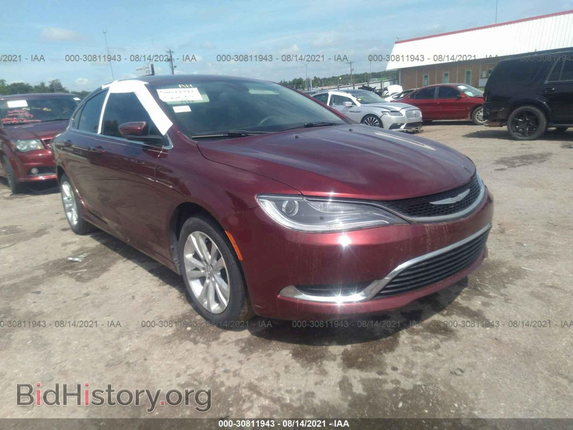Фотография 1C3CCCAB0GN132439 - CHRYSLER 200 2016
