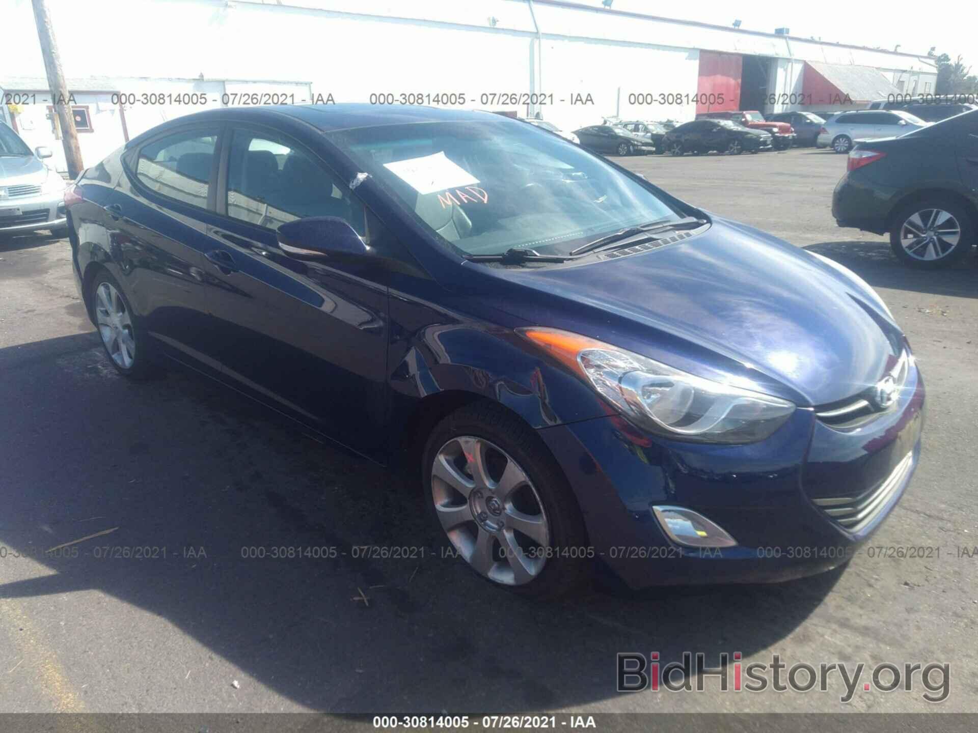 Photo 5NPDH4AE7CH103175 - HYUNDAI ELANTRA 2012