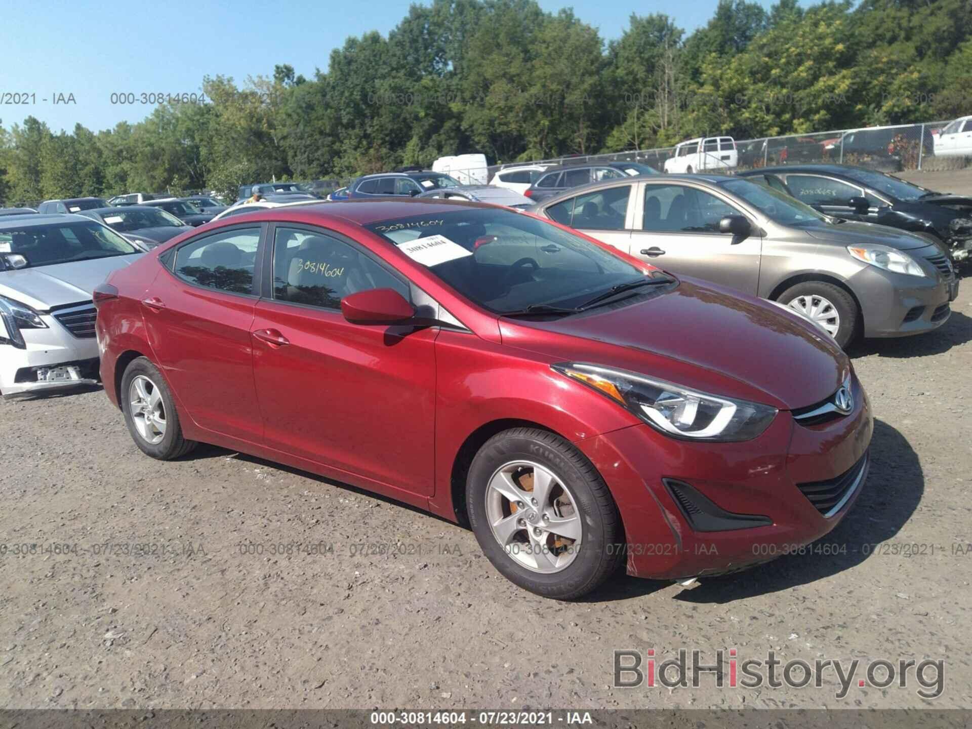 Photo 5NPDH4AEXEH504481 - HYUNDAI ELANTRA 2014