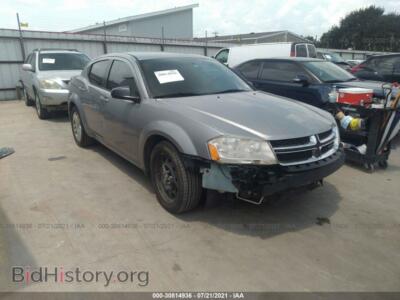 2013 Dodge AVENGER SE, серебристый — VIN 1C3CDZAB2DN540792, IAAI