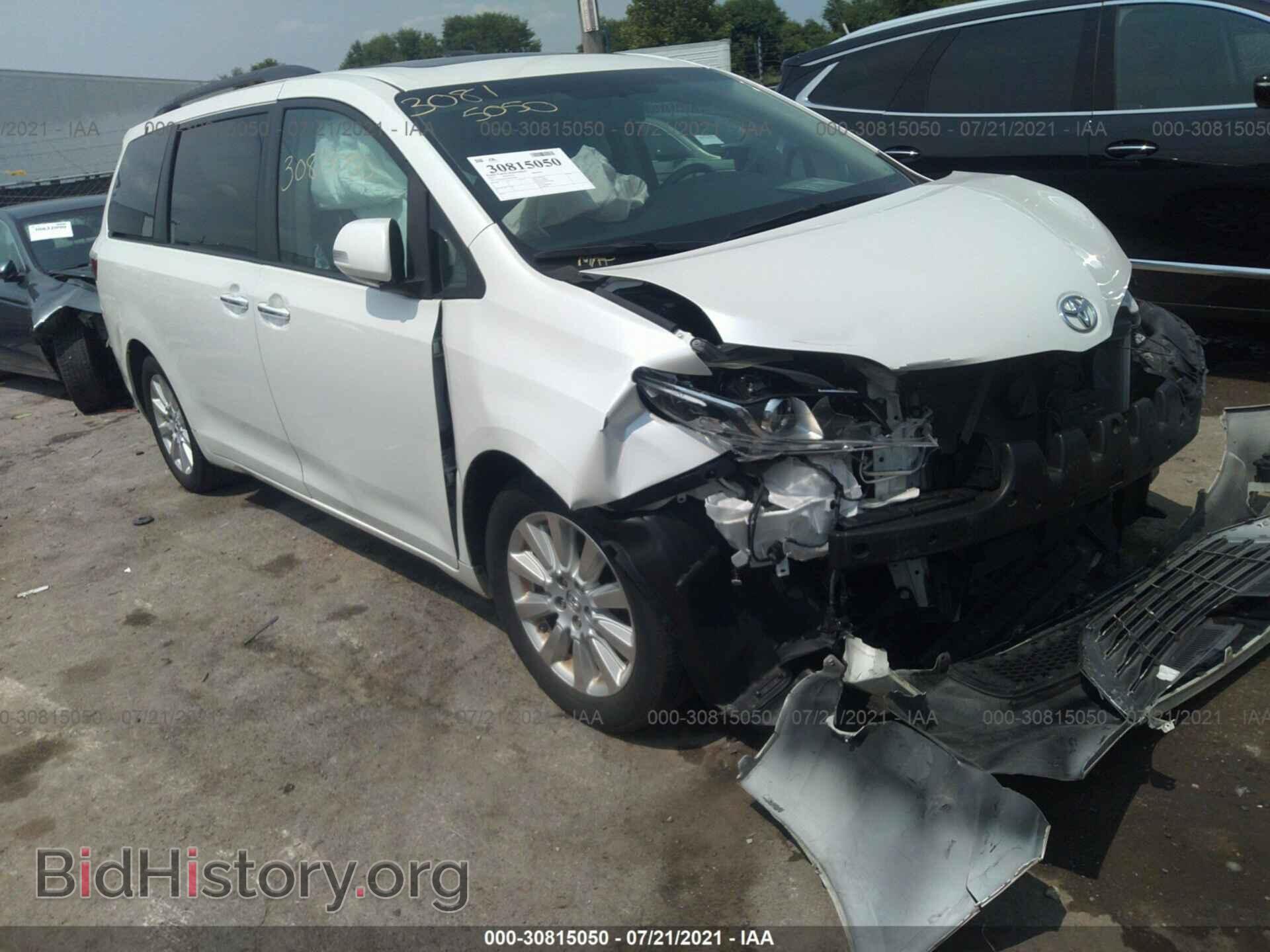 Photo 5TDYK3DC5FS646966 - TOYOTA SIENNA 2015