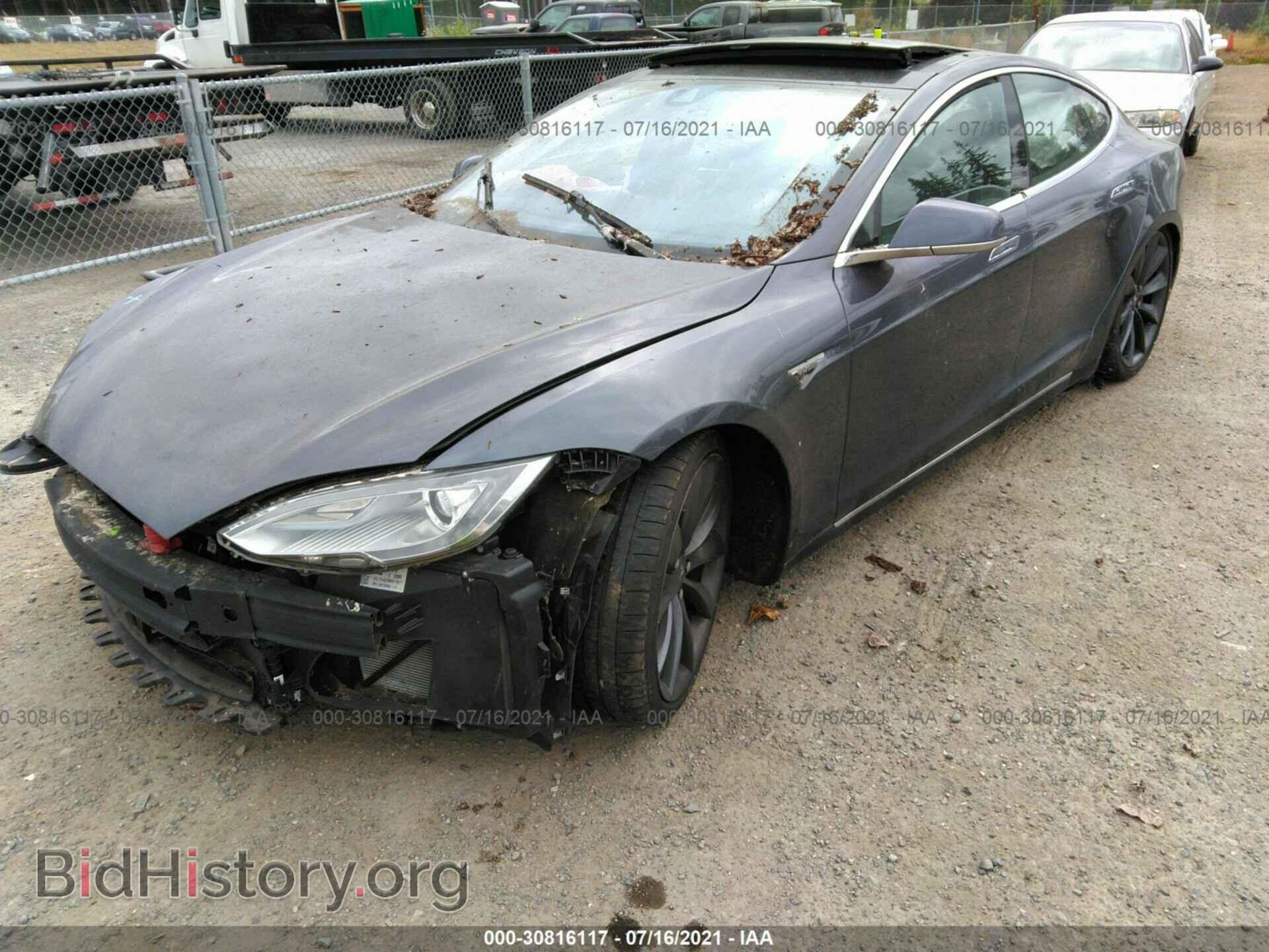 2014 TESLA MODEL S - VIN: 5YJSA1H27EFP62588 - Фото 2