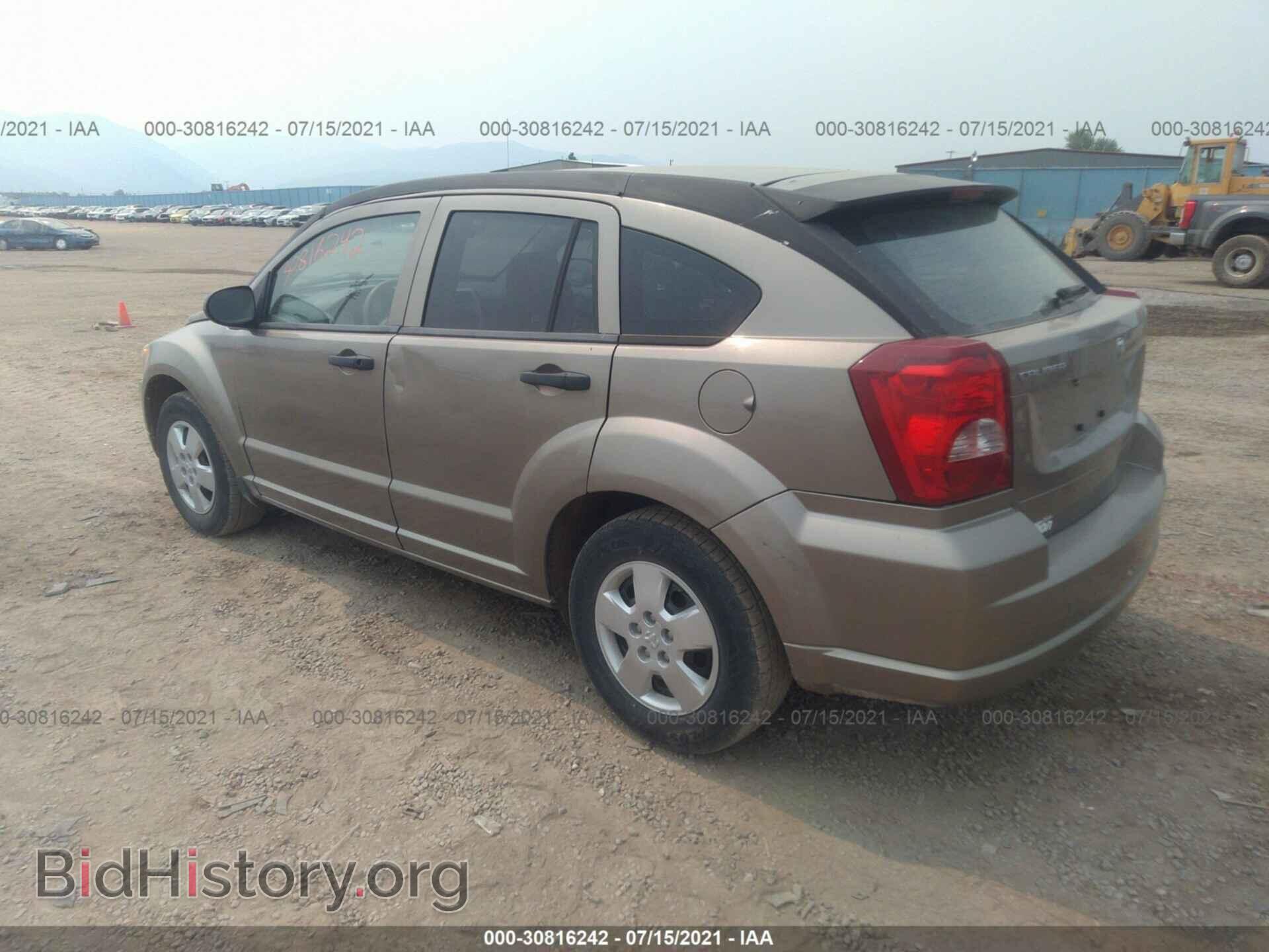2007 DODGE CALIBER - VIN: 1B3HB28B27D138819 - Фото 3