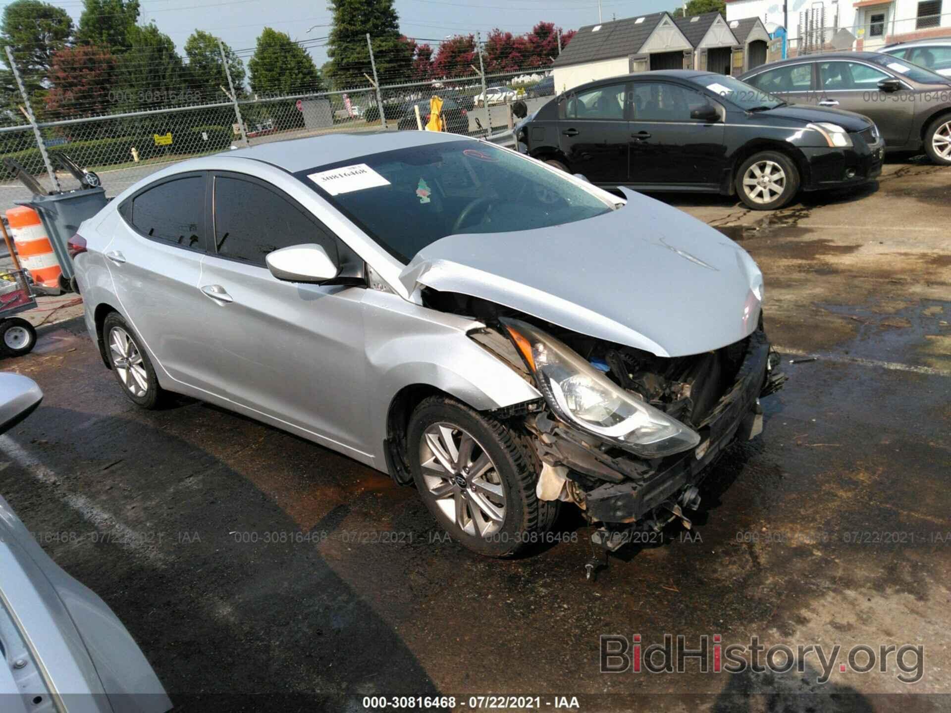 Photo 5NPDH4AE9FH603567 - HYUNDAI ELANTRA 2015