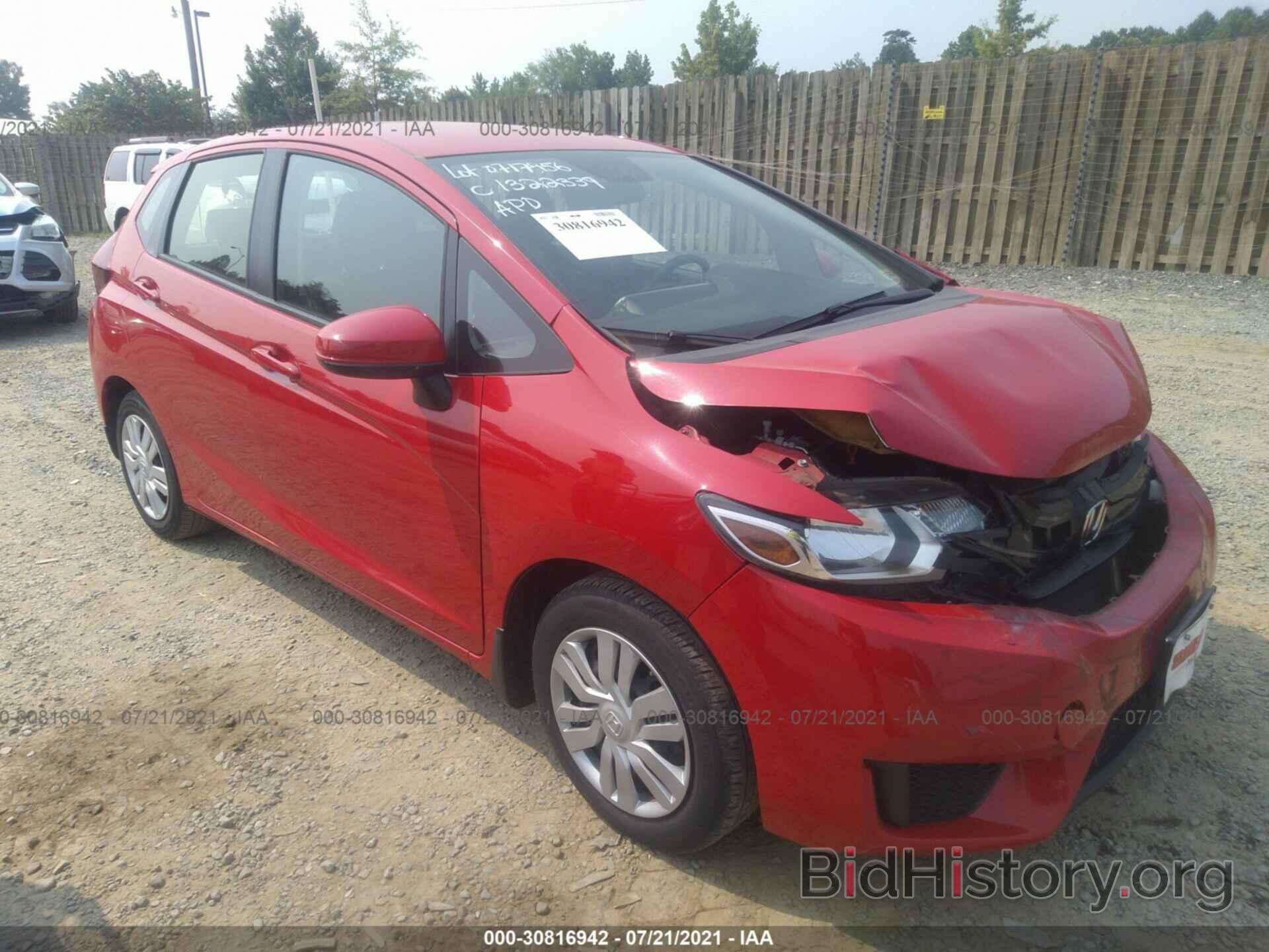 Фотография JHMGK5H5XGX035330 - HONDA FIT 2016