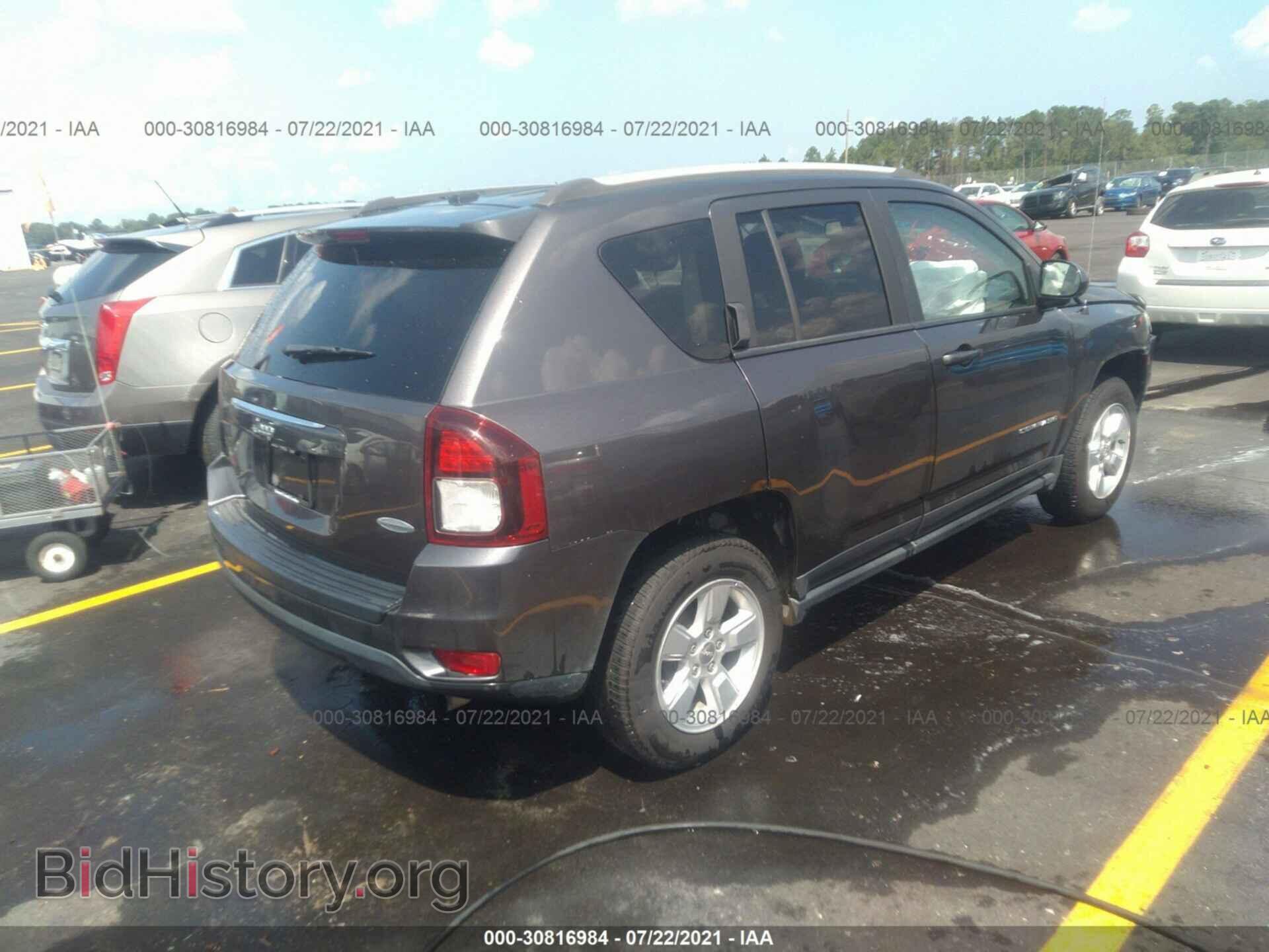 2016 JEEP COMPASS - VIN: 1C4NJCEB2GD664446 - Фото 4