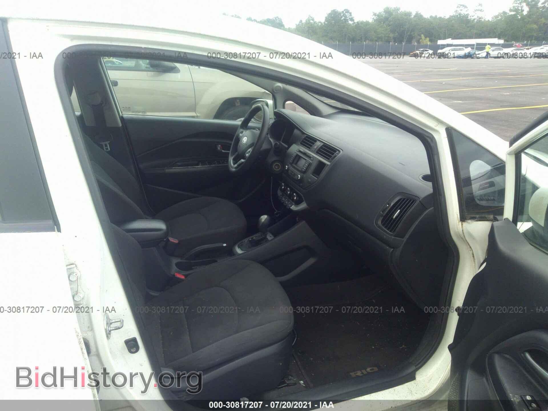 2012 KIA RIO - VIN: KNADN4A32C6078006 - Фото 5
