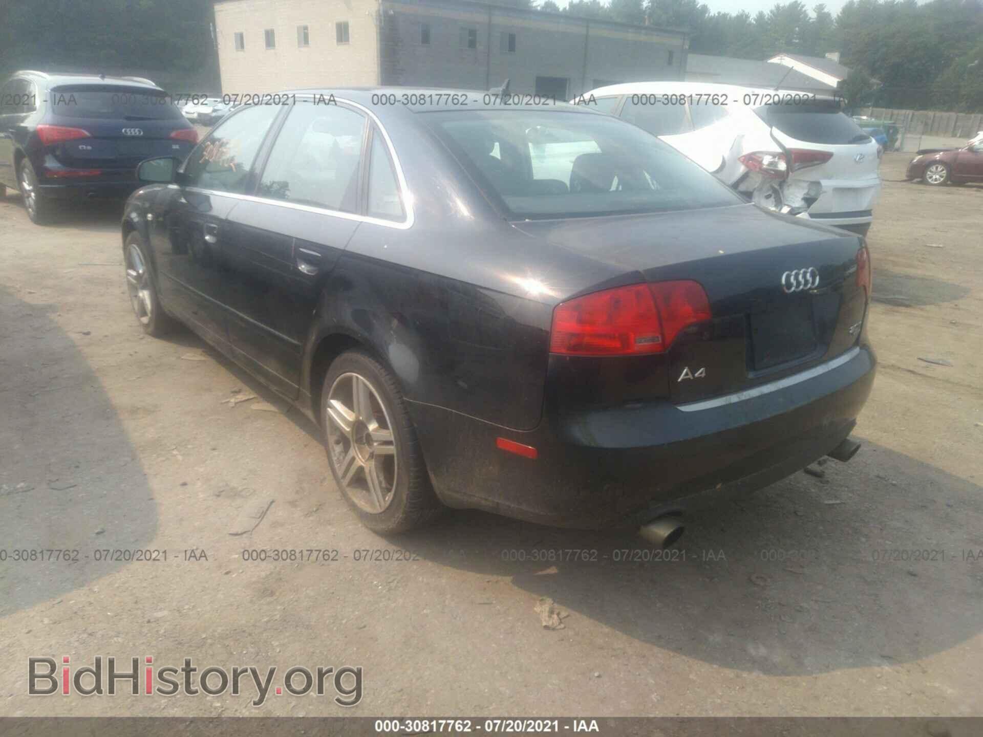 2007 AUDI A4 - VIN: WAUDF78E27A048982 - Photo 3