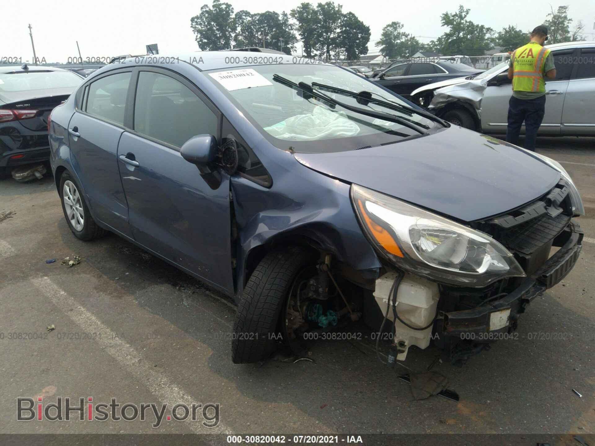 Фотография KNADM4A35G6541300 - KIA RIO 2016