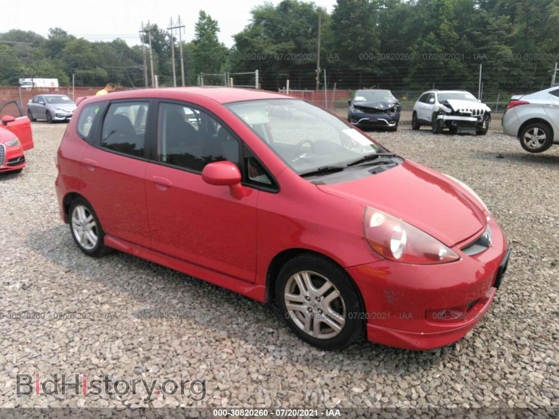 Photo JHMGD38607S012191 - HONDA FIT 2007
