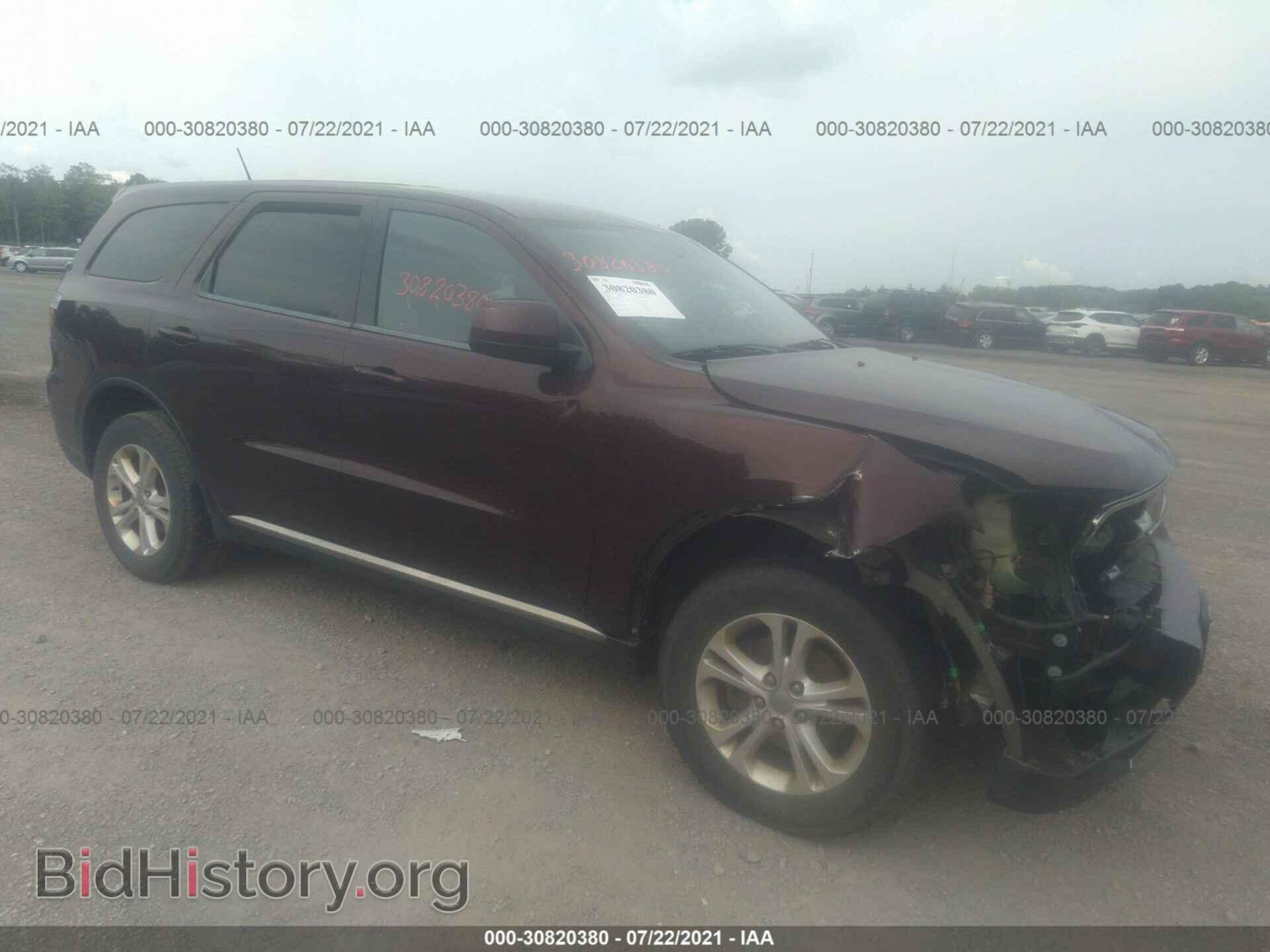 Photo 1C4RDJAG6CC312453 - DODGE DURANGO 2012