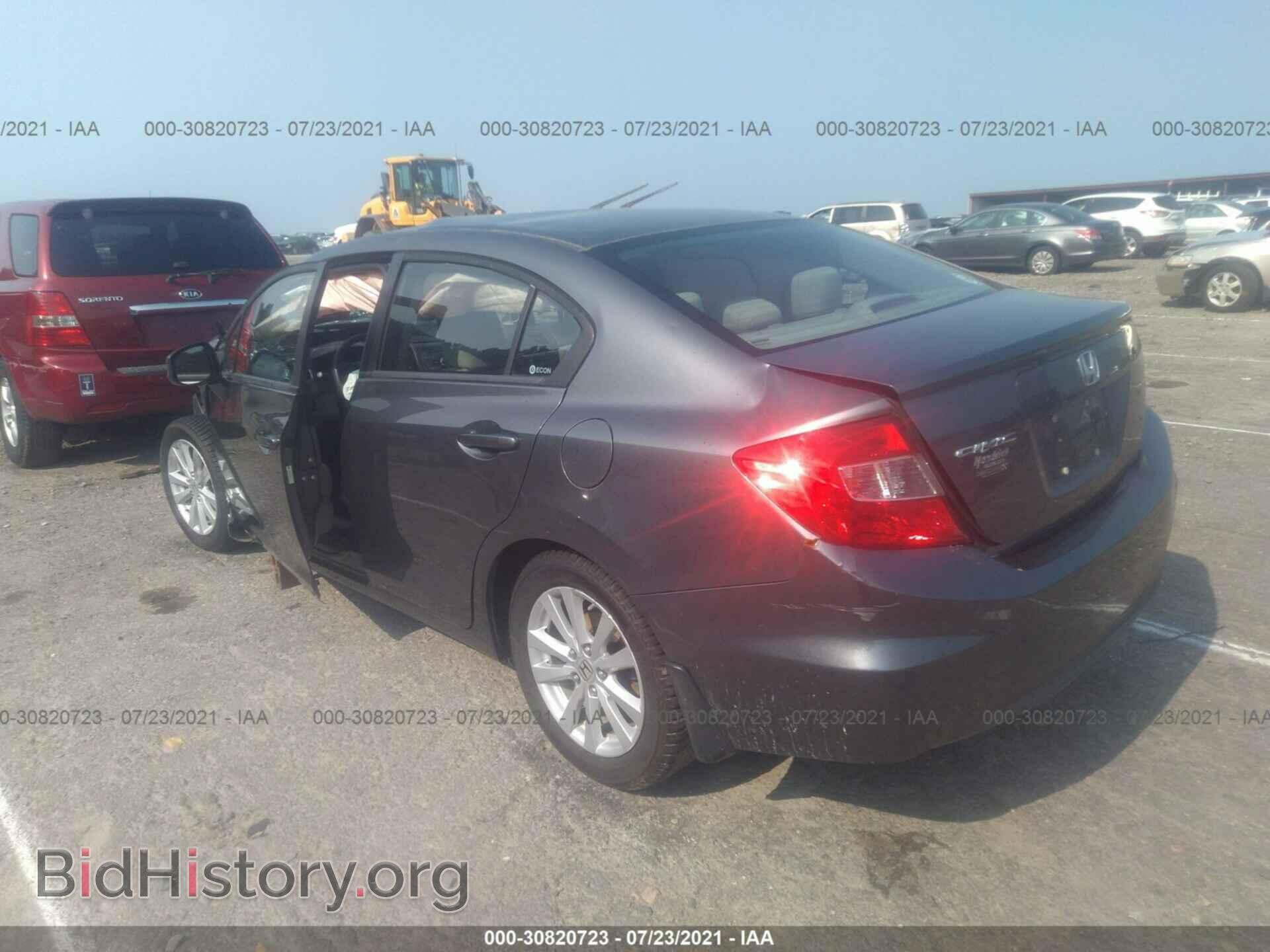 2012 HONDA CIVIC SDN - VIN: 19XFB2F8XCE067794 - Фото 3