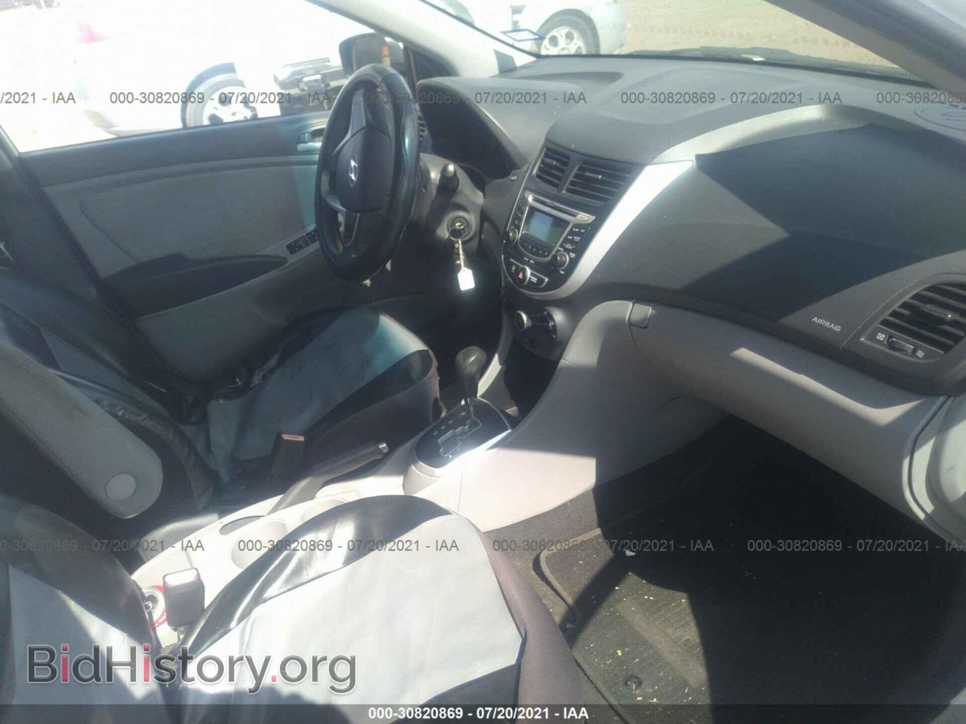 2013 HYUNDAI ACCENT - VIN: KMHCT5AE9DU083823 - Фото 5