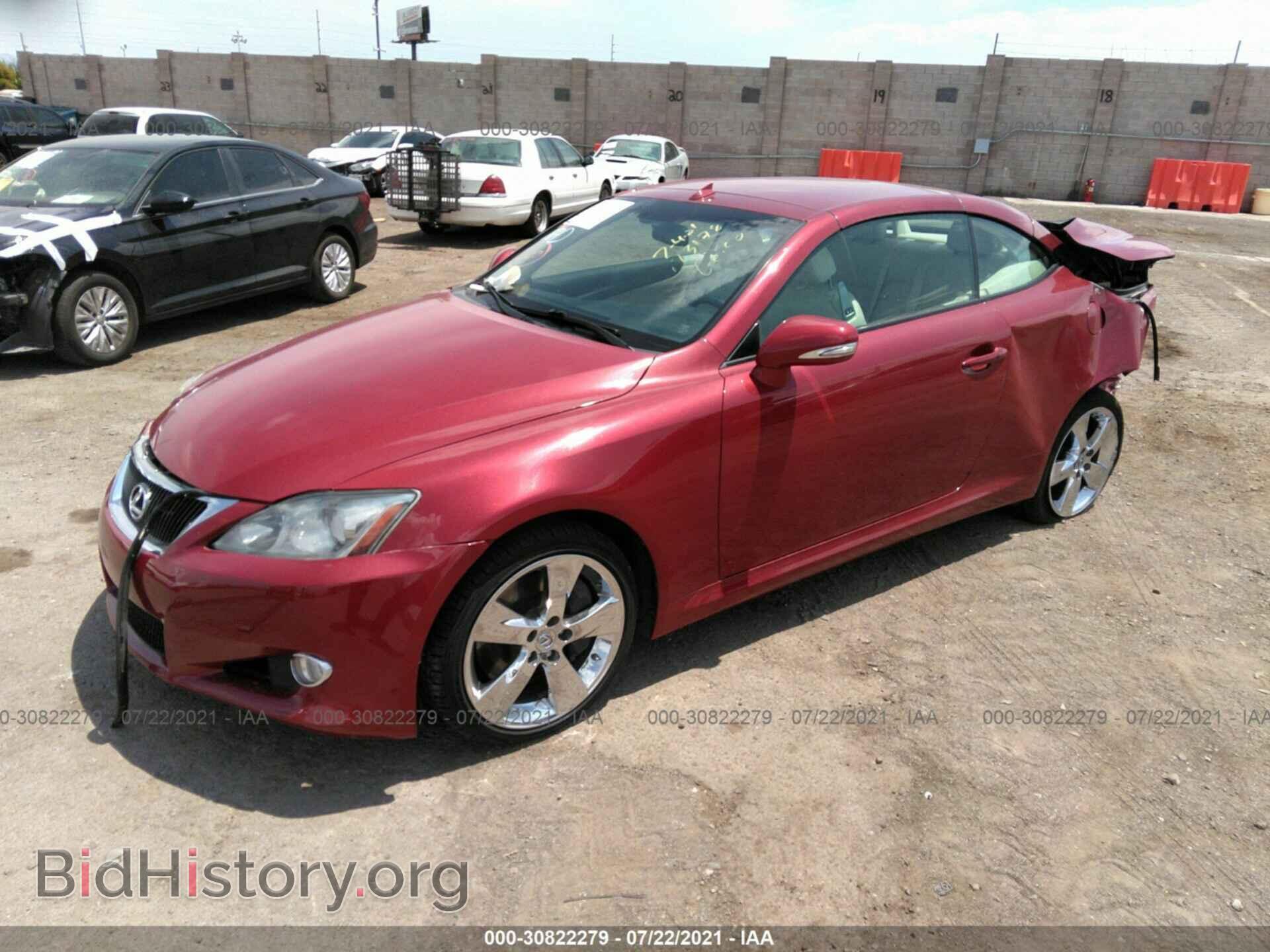 2010 LEXUS IS 350C - VIN: JTHFE2C22A2501643 - Фото 2