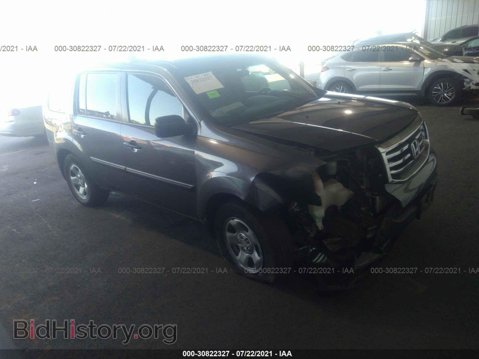 Фотография 5FNYF4H25EB007114 - HONDA PILOT 2014