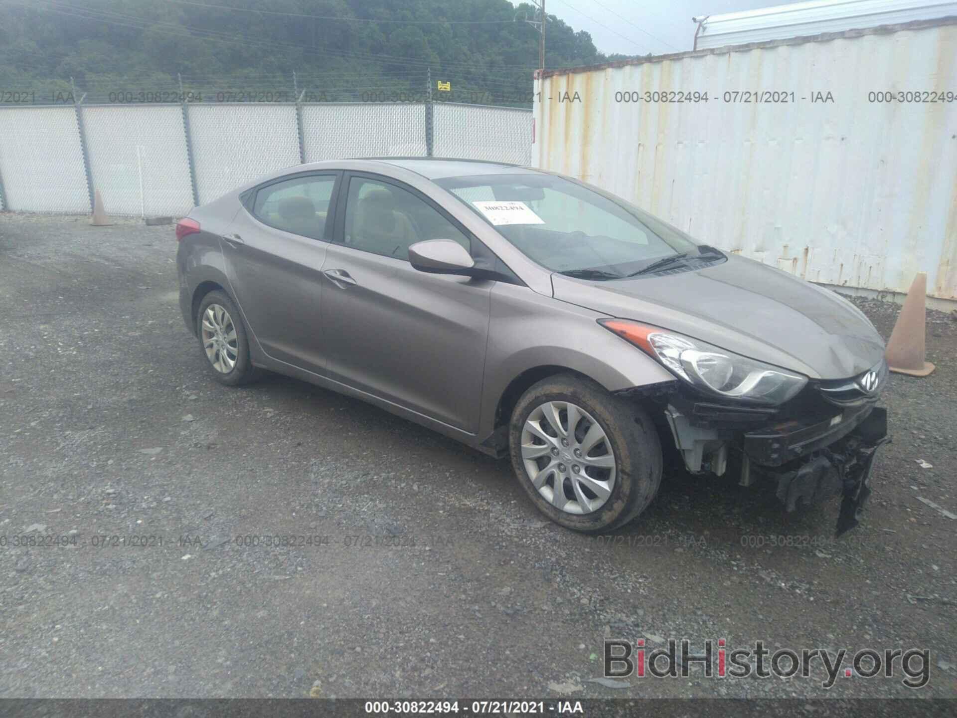 Photo 5NPDH4AE7CH147497 - HYUNDAI ELANTRA 2012