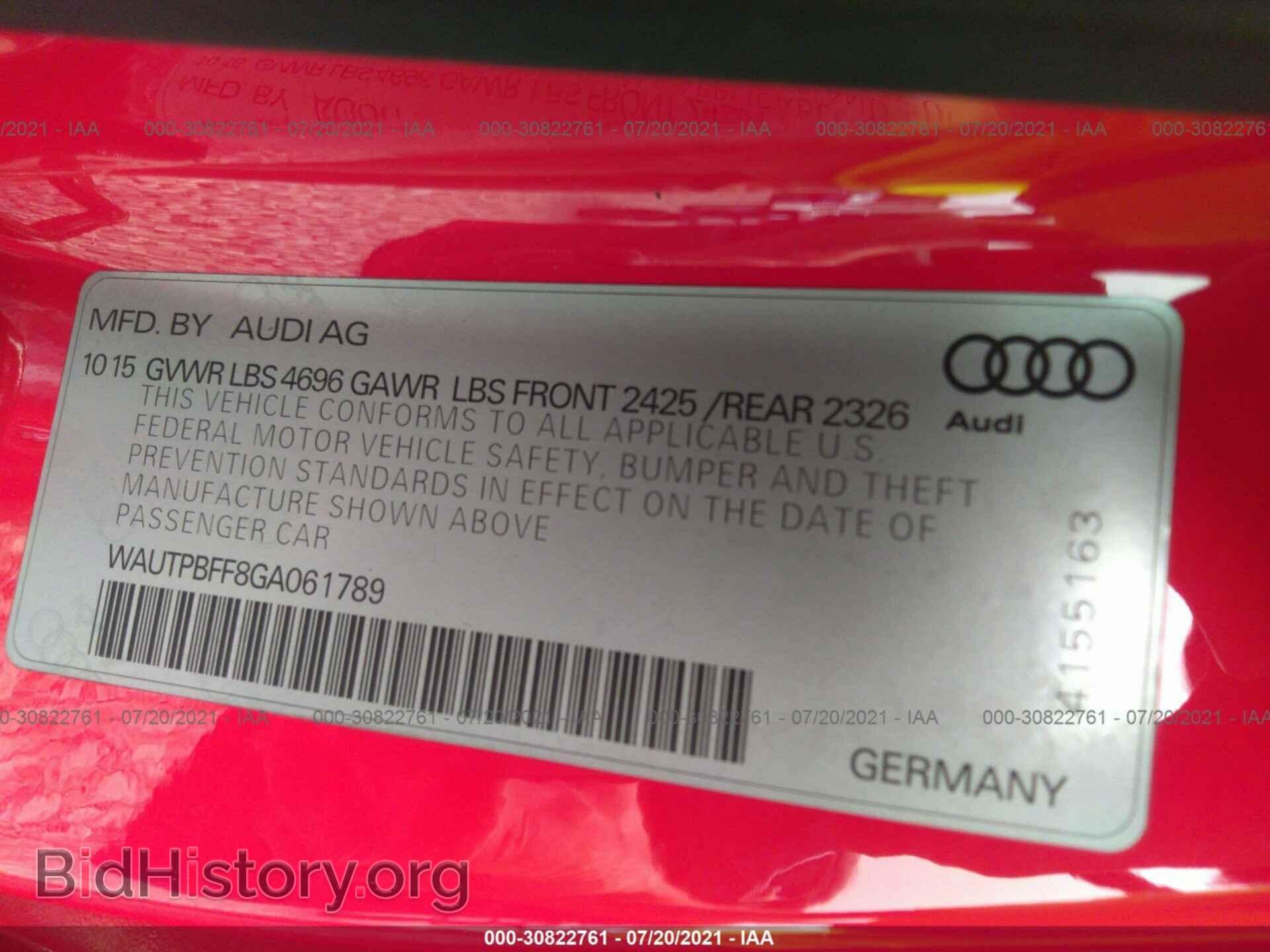 2016 AUDI A3 E-TRON - VIN: WAUTPBFF8GA061789 - Фото 9