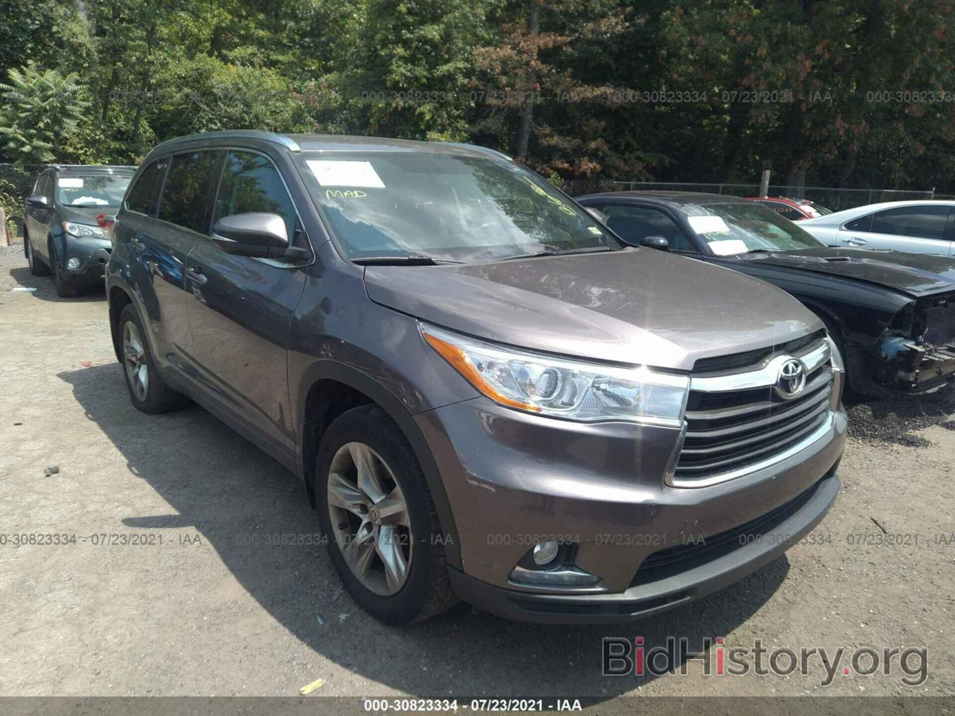 Photo 5TDDKRFH0FS086879 - TOYOTA HIGHLANDER 2015