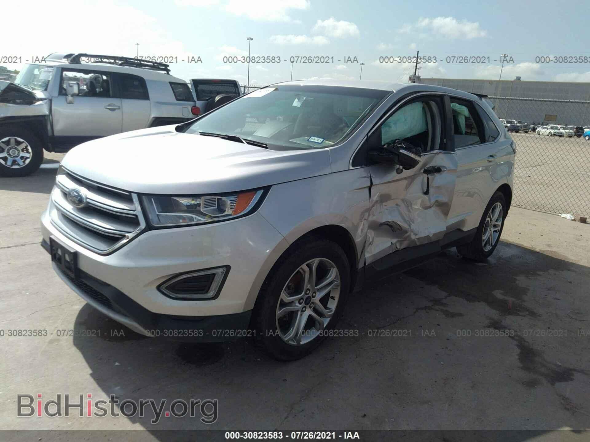 2015 FORD EDGE - VIN: 2FMTK3K93FBB52488 - Фото 2