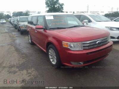 2010 Ford FLEX SEL, красный — VIN 2FMGK5CC2ABA33976, IAAI