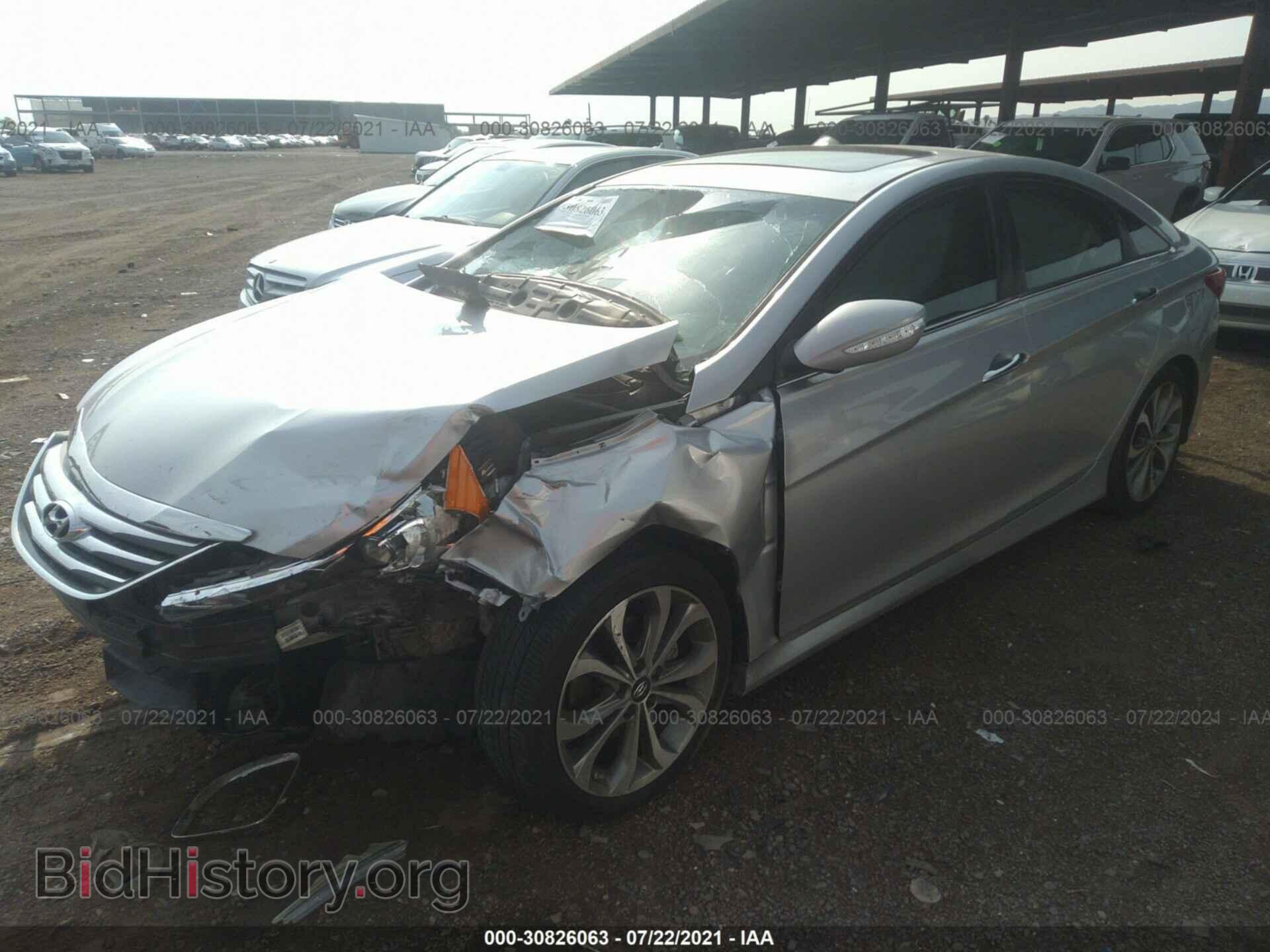 2014 HYUNDAI SONATA - VIN: 5NPEC4AB6EH818184 - Фото 2