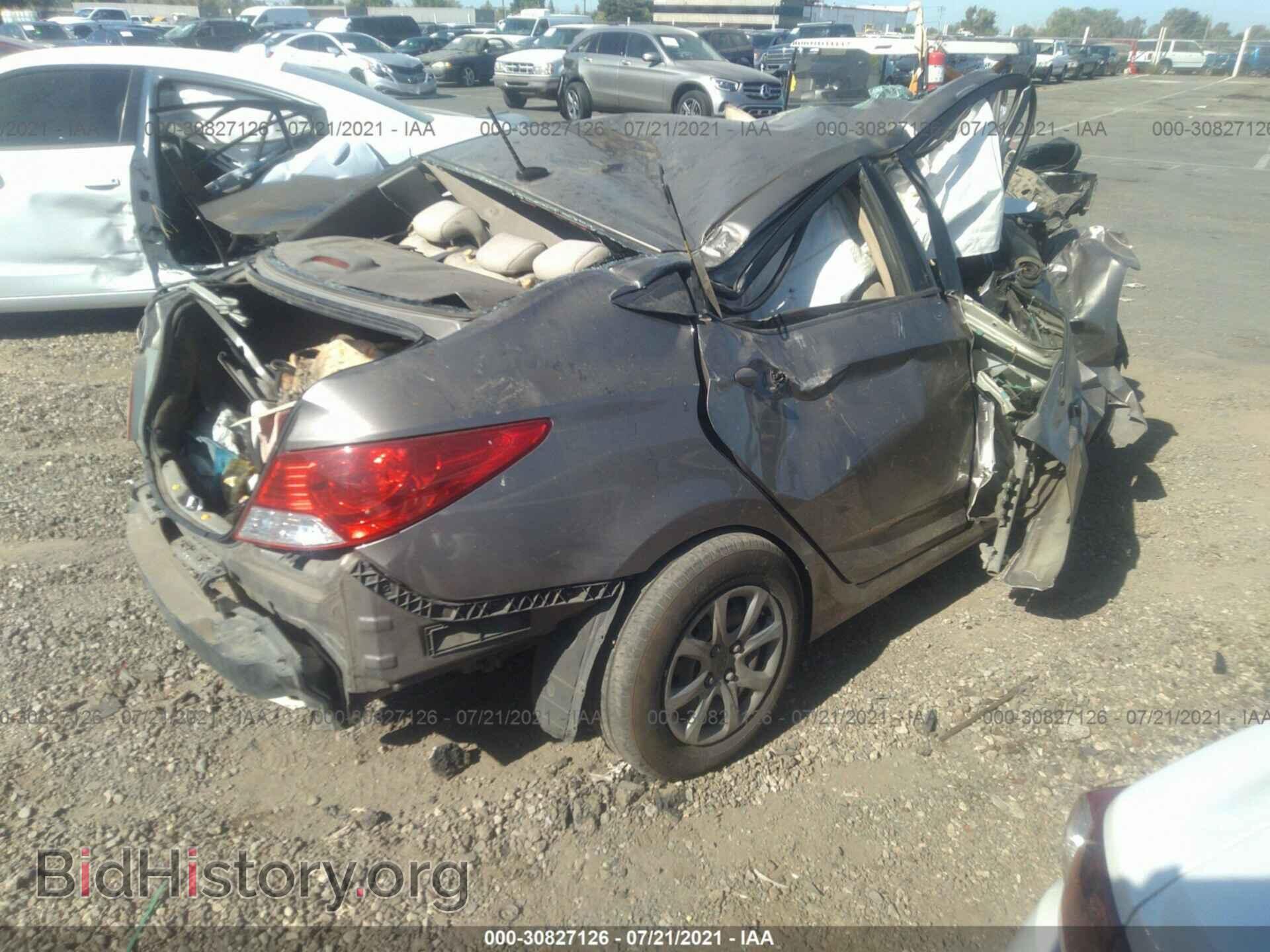 2014 HYUNDAI ACCENT - VIN: KMHCT4AE3EU727280 - Фото 4